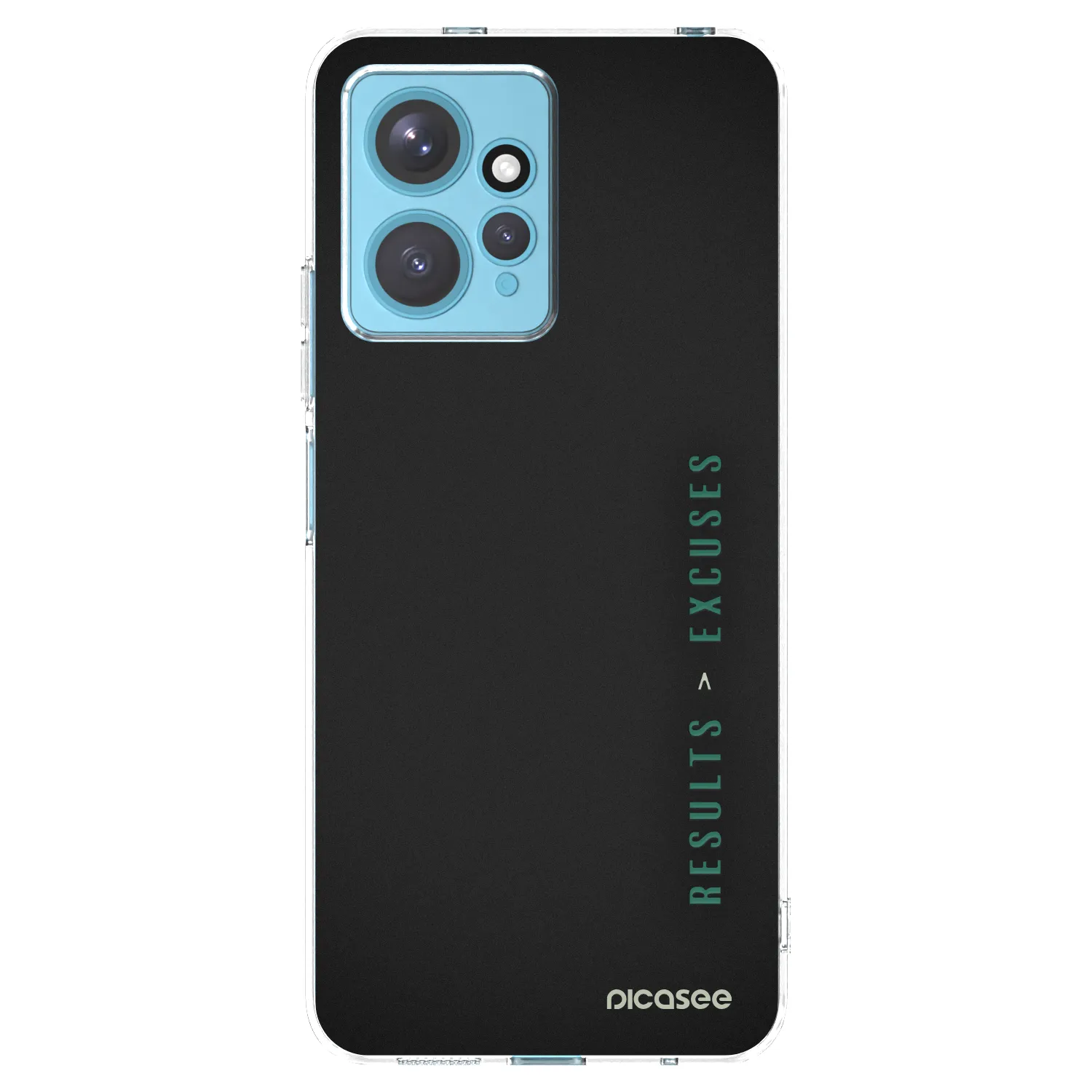 Picasee silikonska prozirna maskica za Xiaomi Redmi Note 12 4G - Results x Excuses
