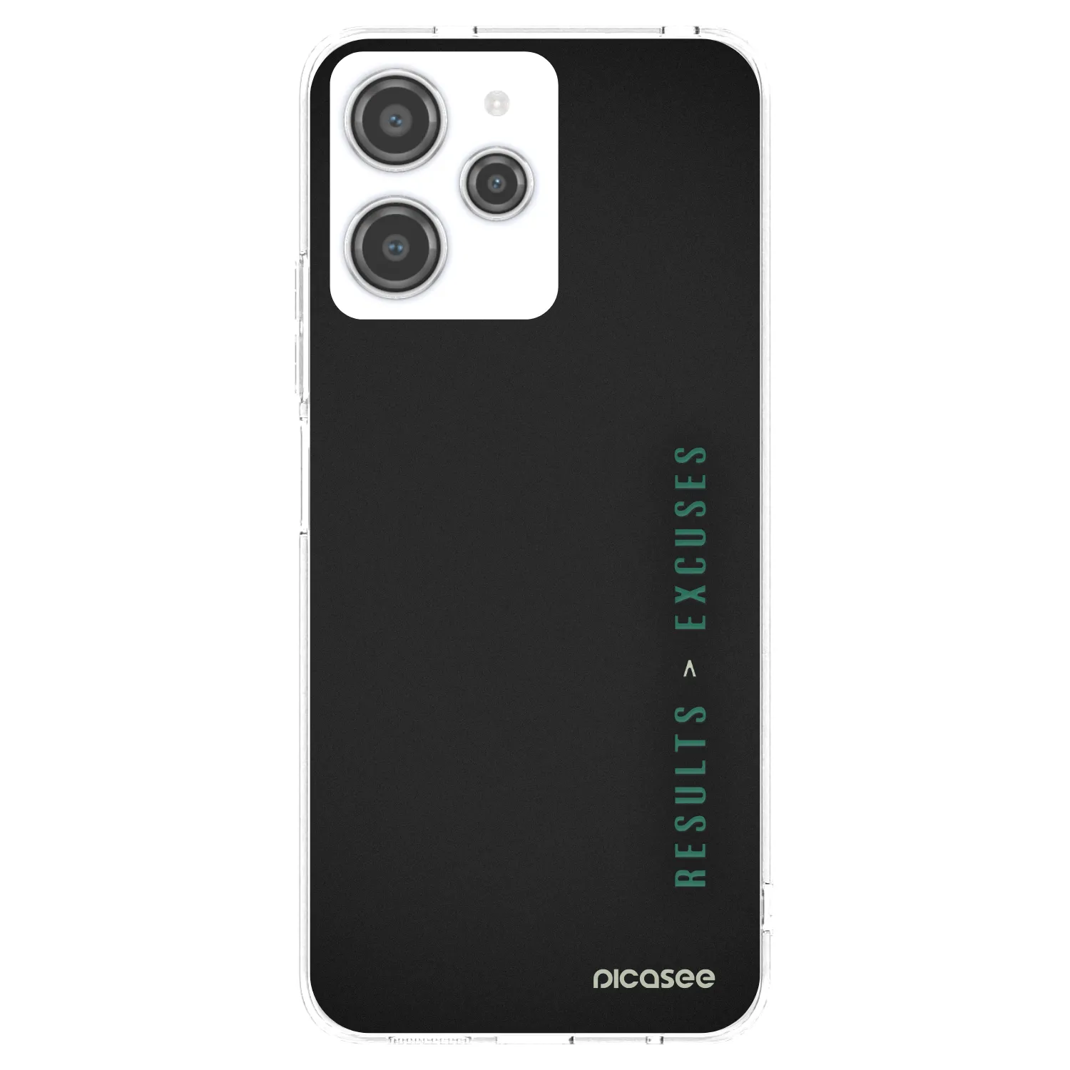 Picasee silikonska prozirna maskica za Xiaomi Redmi 12 4G - Results x Excuses