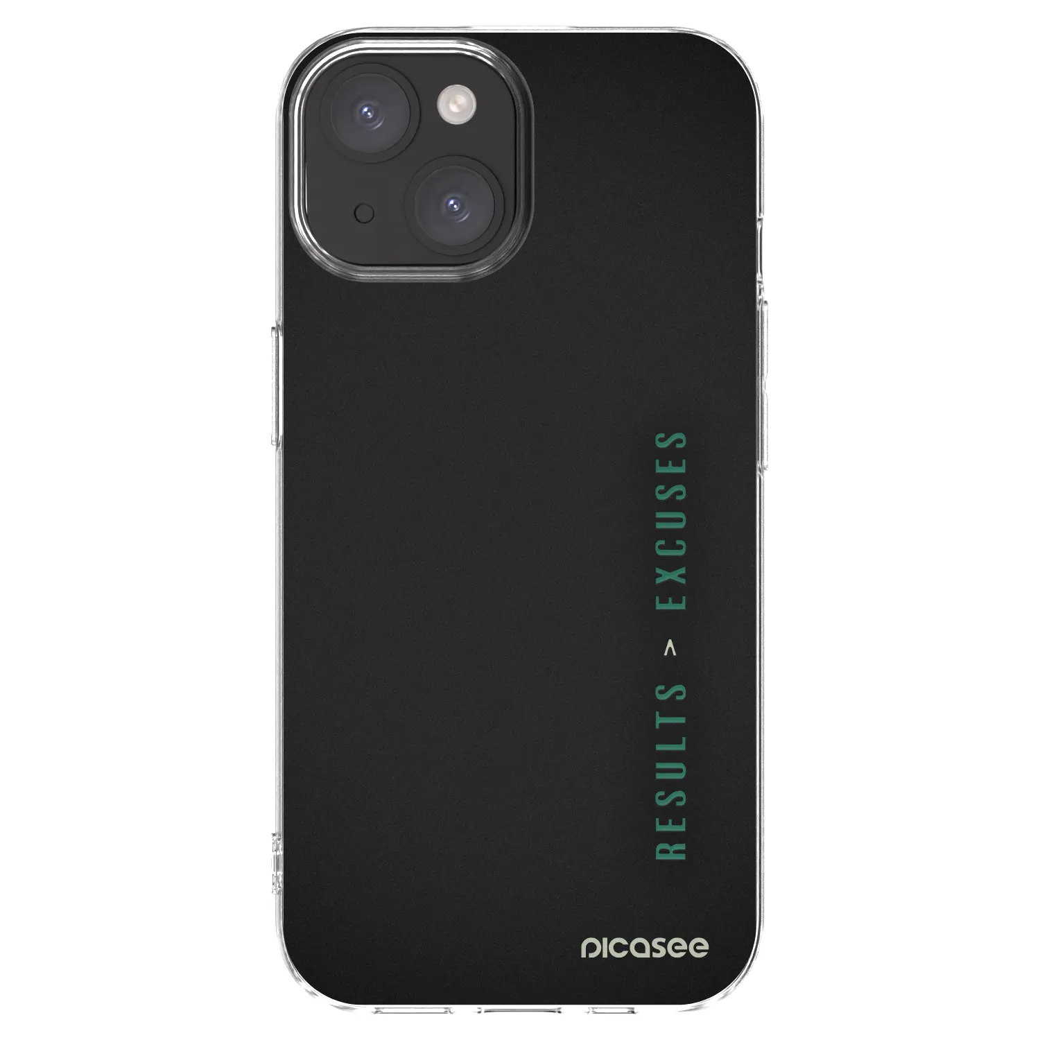 Picasee silikonska prozirna maskica za Apple iPhone 15 - Results x Excuses