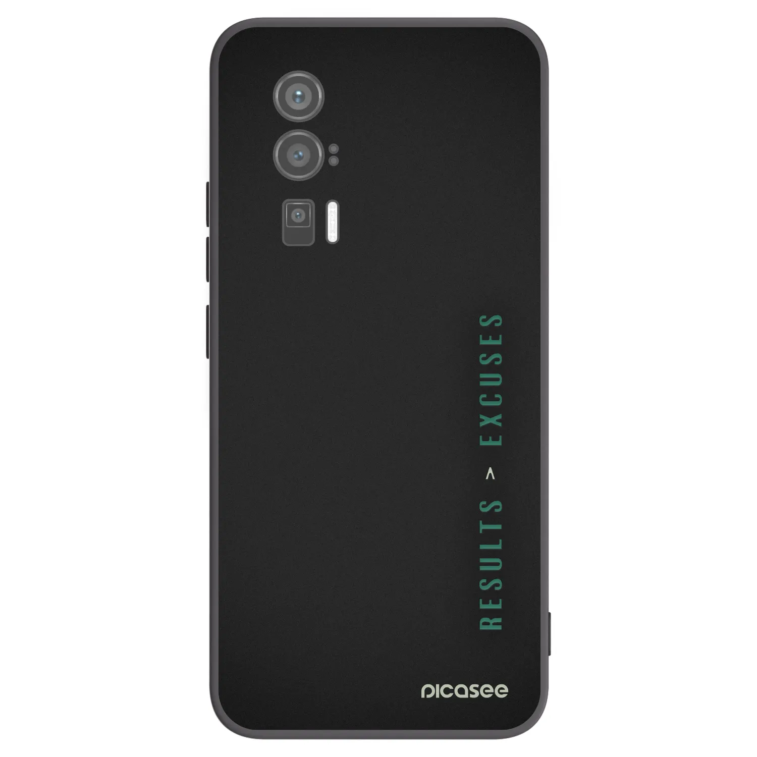 Picasee crna silikonska maskica za Xiaomi Poco F5 Pro 5G - Results x Excuses