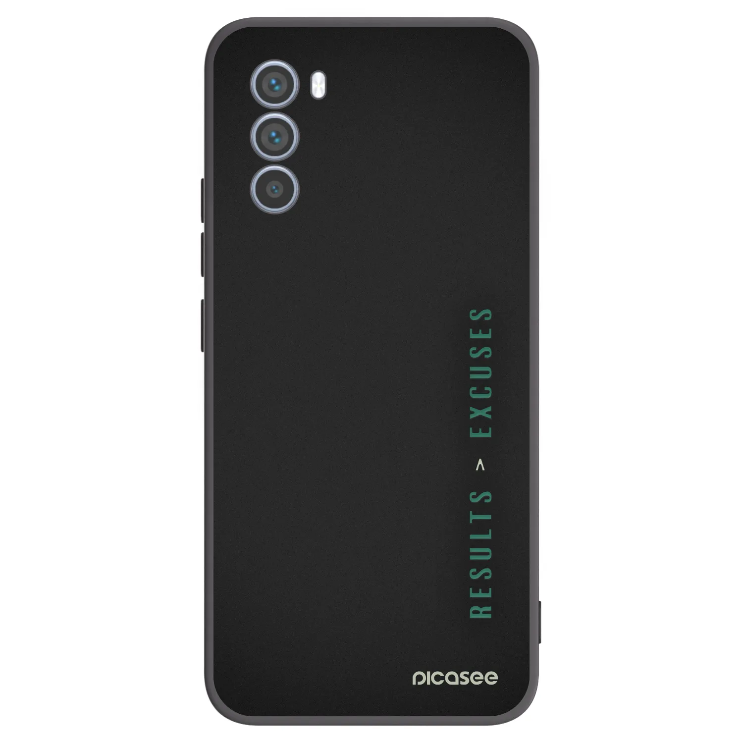 Picasee crna silikonska maskica za Motorola Moto G62 - Results x Excuses