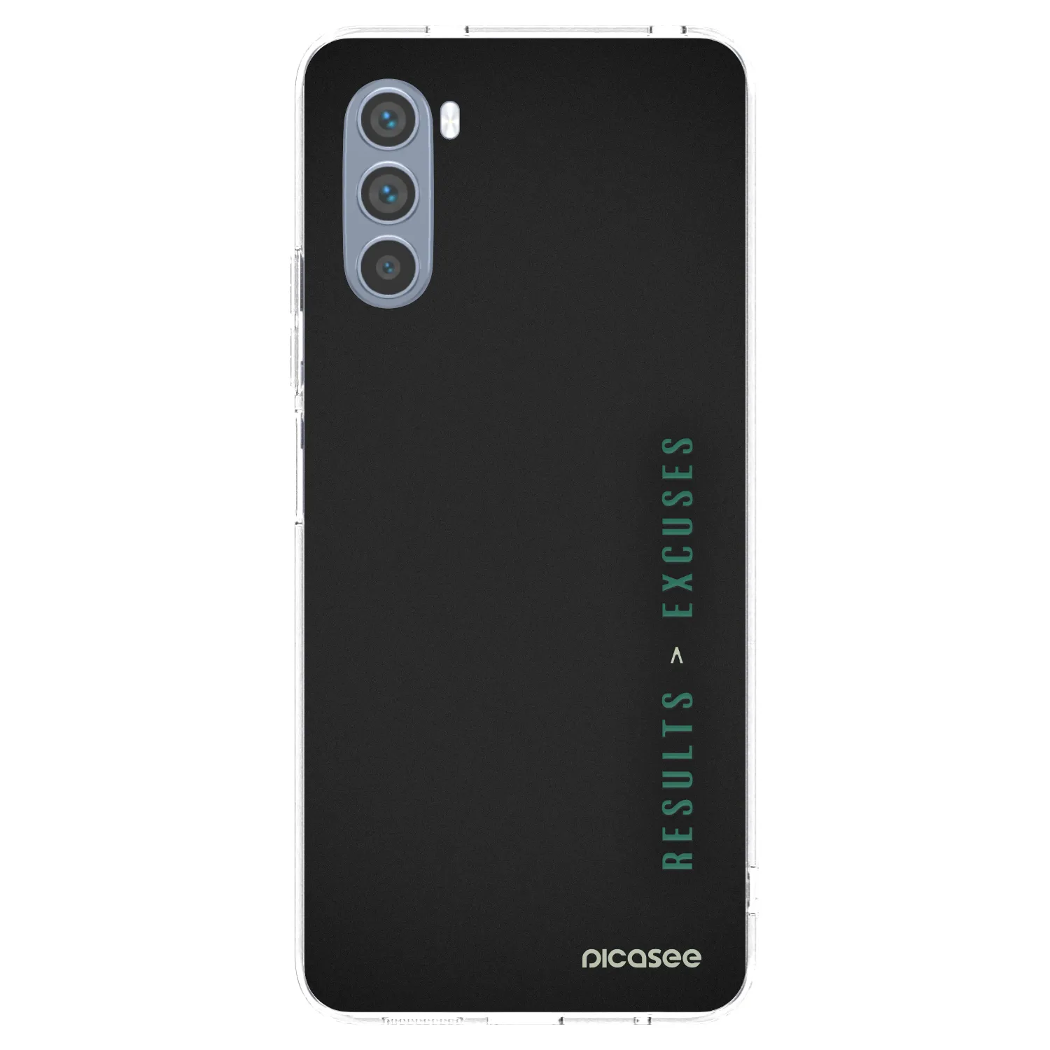 Picasee silikonska prozirna maskica za Motorola Moto G62 - Results x Excuses