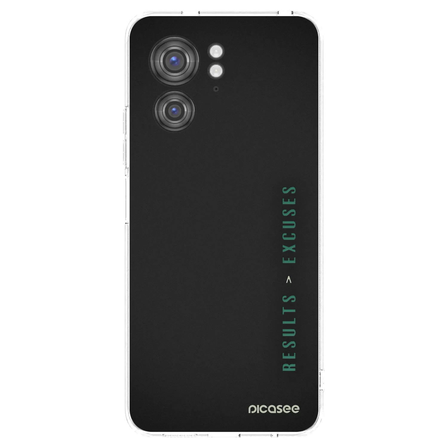 Picasee silikonska prozirna maskica za Motorola Edge 40 - Results x Excuses