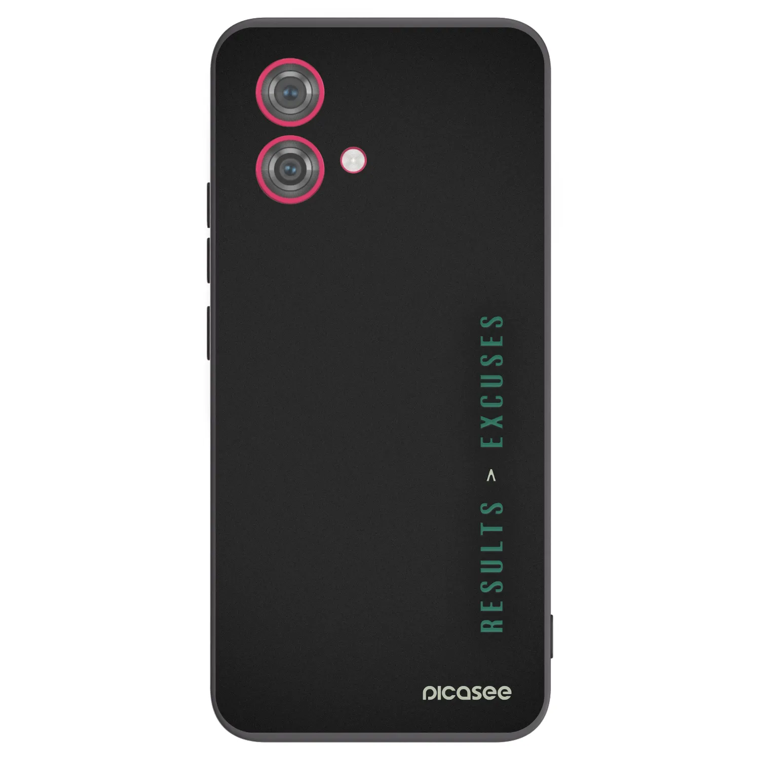 Picasee crna silikonska maskica za Motorola Moto G84 5G - Results x Excuses