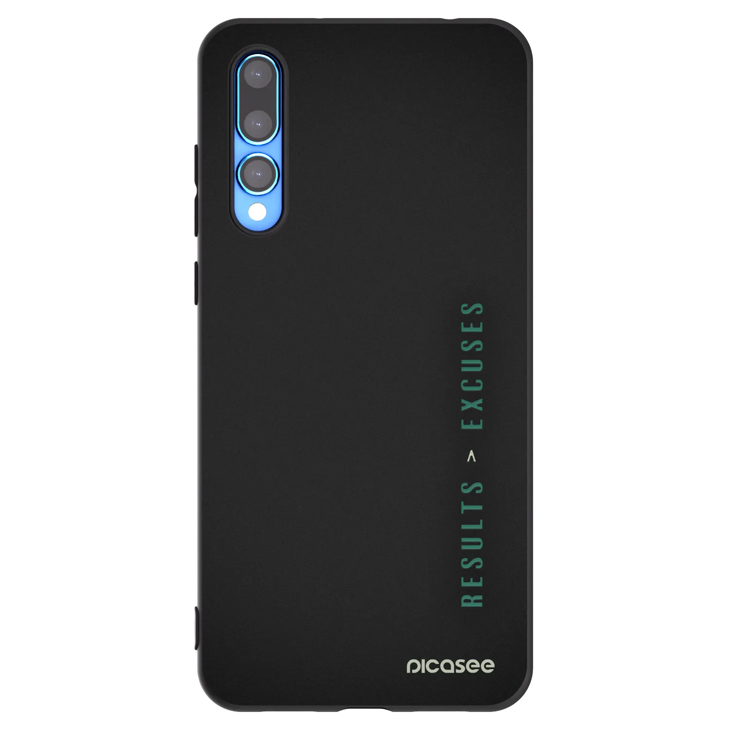 Picasee crna silikonska maskica za Huawei P20 Pro - Results x Excuses