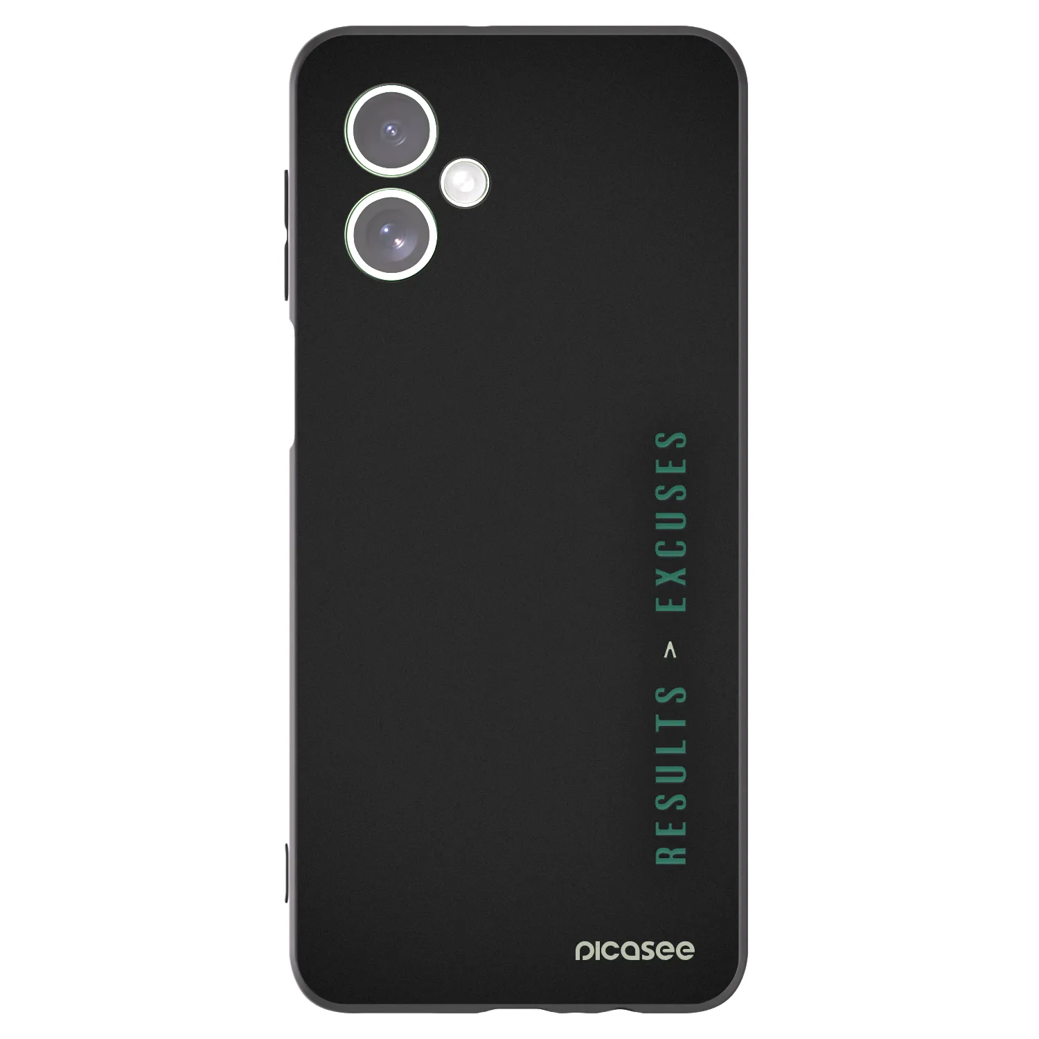 Picasee crna silikonska maskica za Motorola Moto G54 5G - Results x Excuses