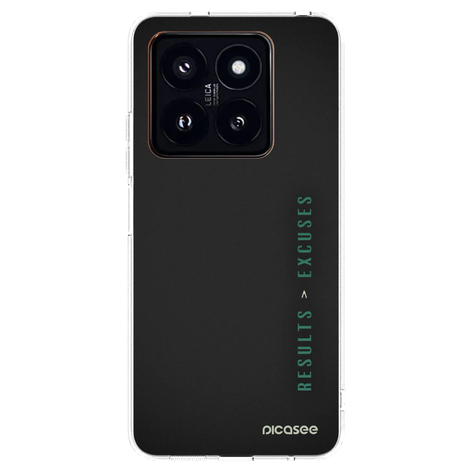 Picasee silikonska prozirna maskica za Xiaomi 14 Pro - Results x Excuses