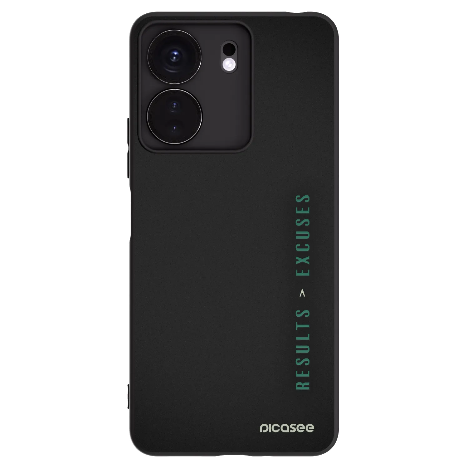 Picasee crna silikonska maskica za Xiaomi Redmi 13C 4G - Results x Excuses