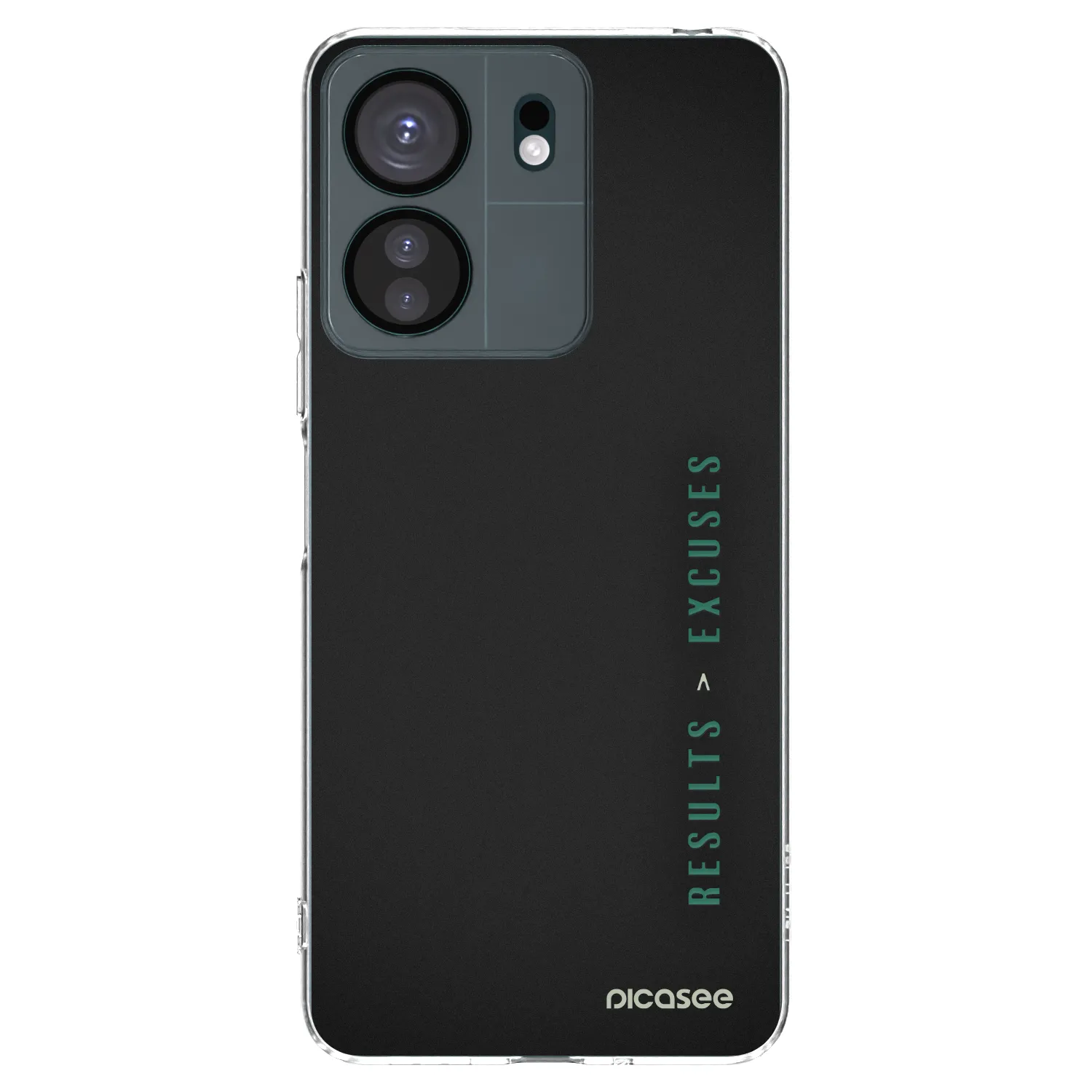 Picasee silikonska prozirna maskica za Xiaomi Redmi 13C 4G - Results x Excuses
