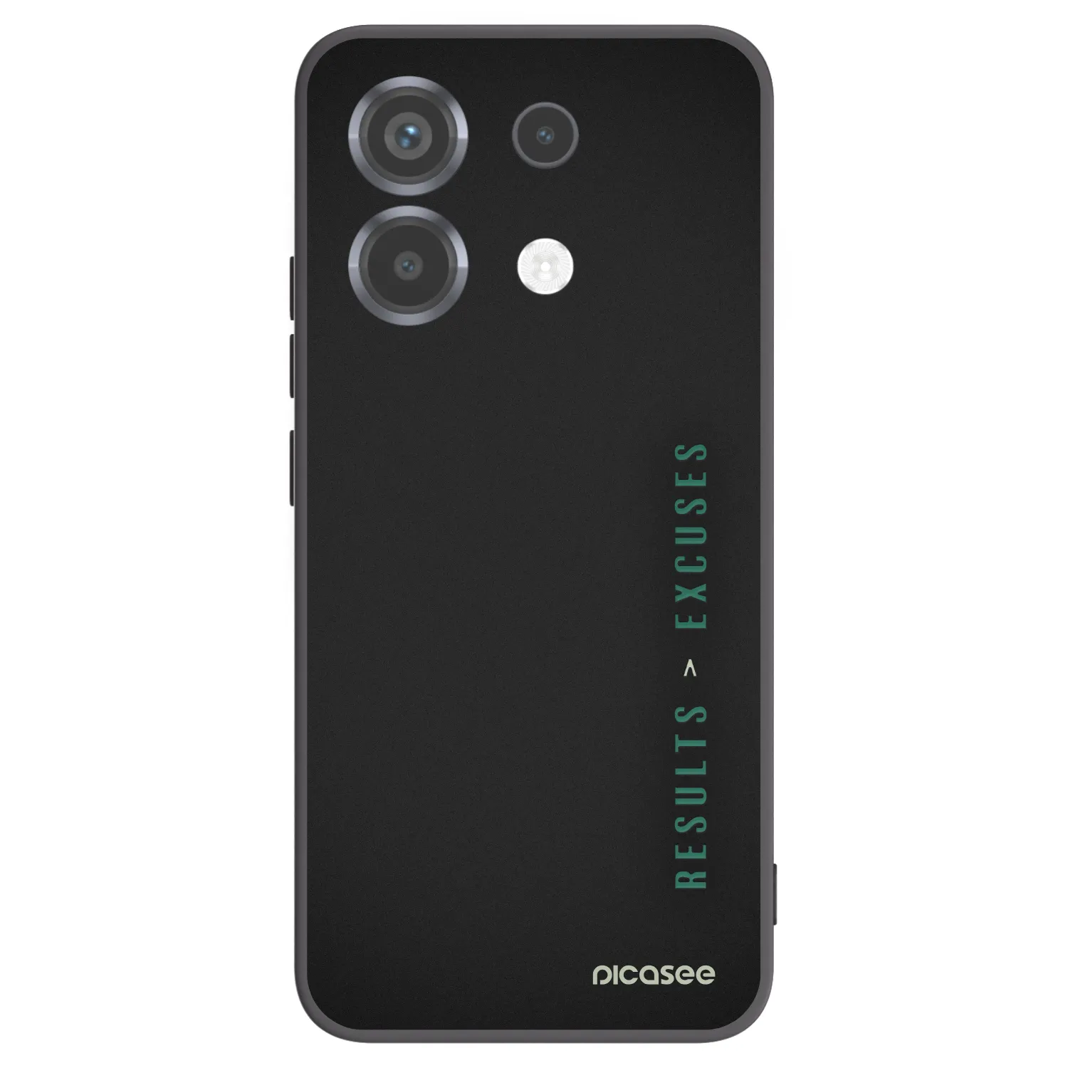 Picasee crna silikonska maskica za Xiaomi Poco X6 - Results x Excuses