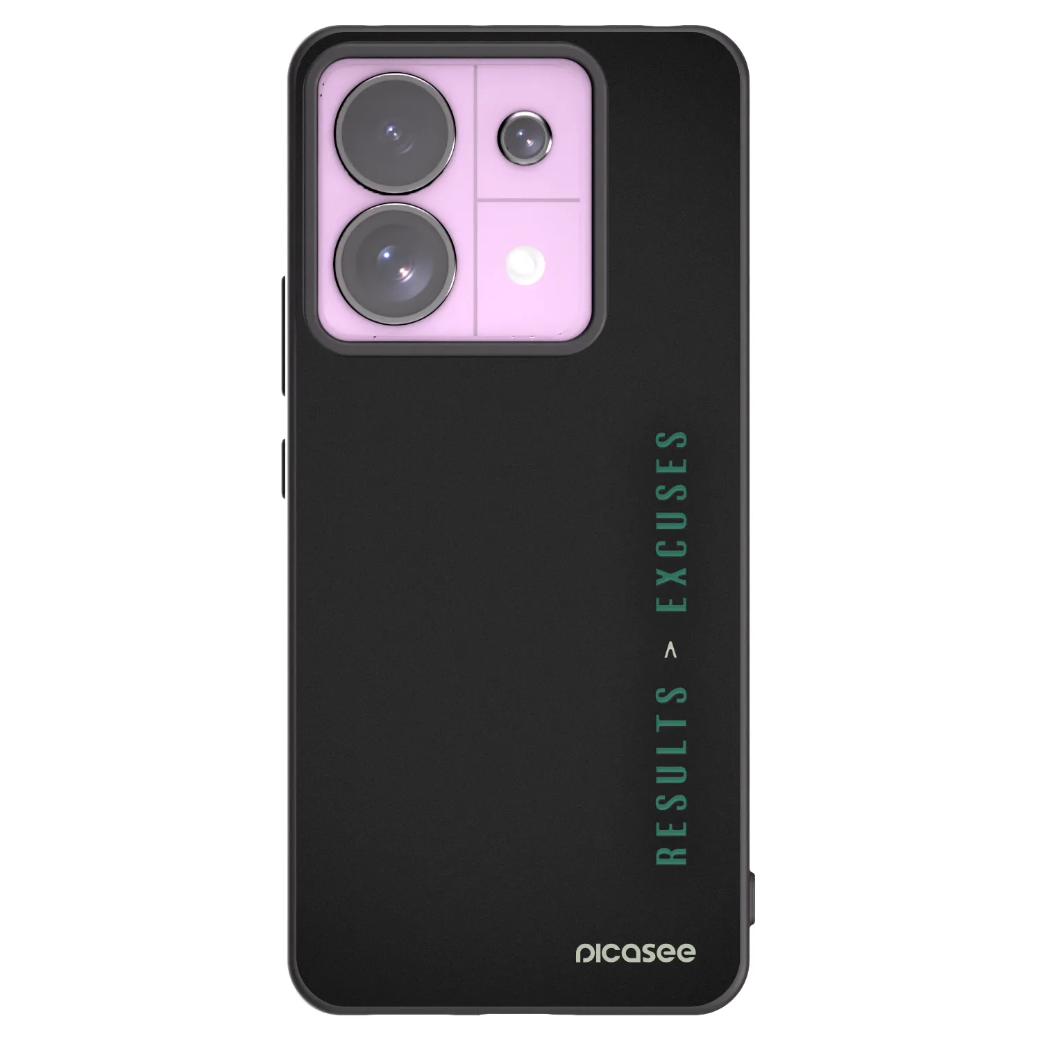 Picasee crna silikonska maskica za Xiaomi Redmi Note 13 Pro 5G - Results x Excuses
