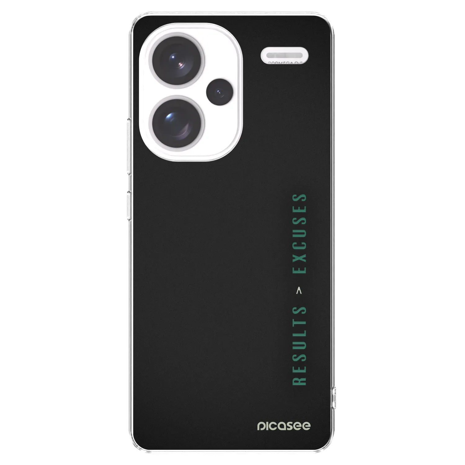 Picasee silikonska prozirna maskica za Xiaomi Redmi Note 13 Pro+ 5G - Results x Excuses