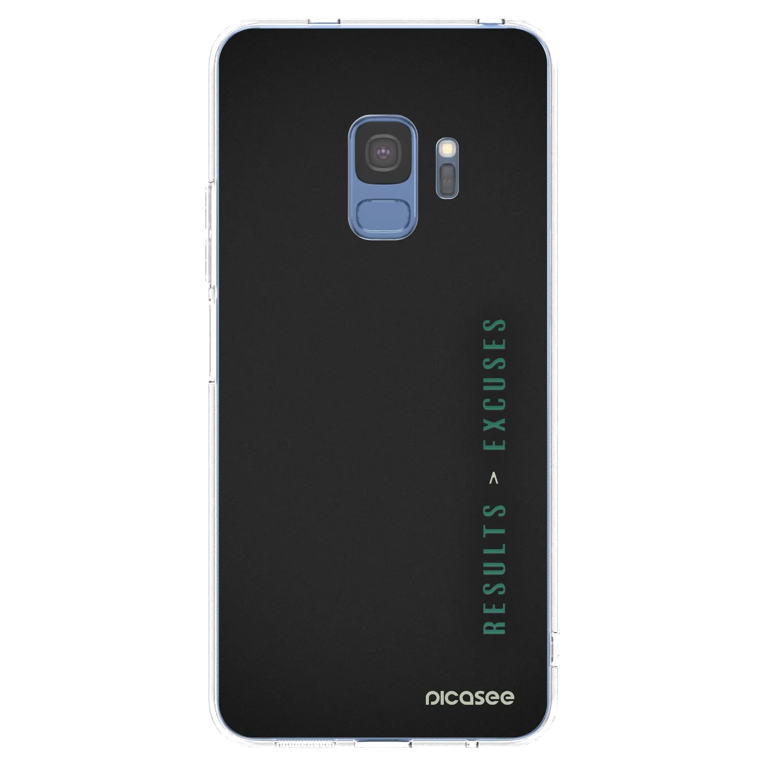 Picasee silikonska prozirna maskica za Samsung Galaxy S9 G960F - Results x Excuses