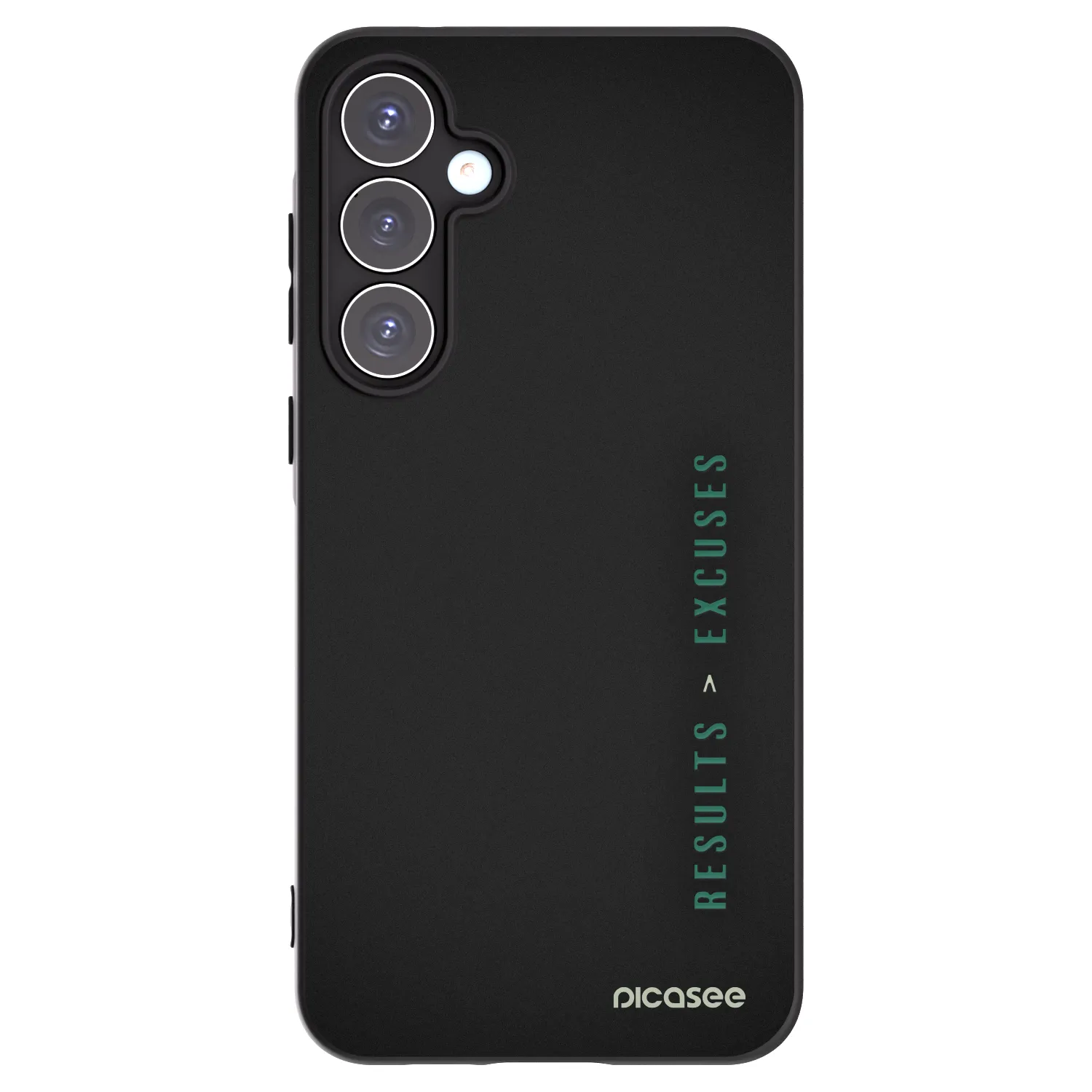 Picasee crna silikonska maskica za Samsung Galaxy A55 5G A556B - Results x Excuses
