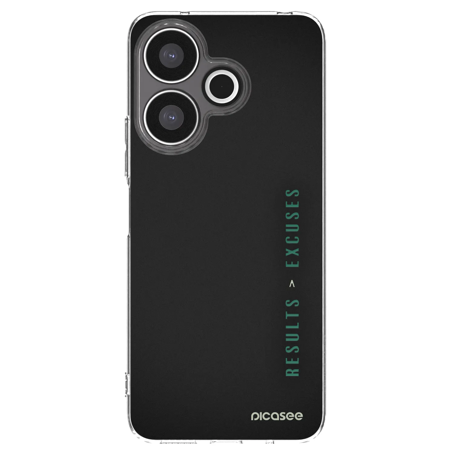 Picasee silikonska prozirna maskica za Xiaomi Redmi 13 4G - Results x Excuses