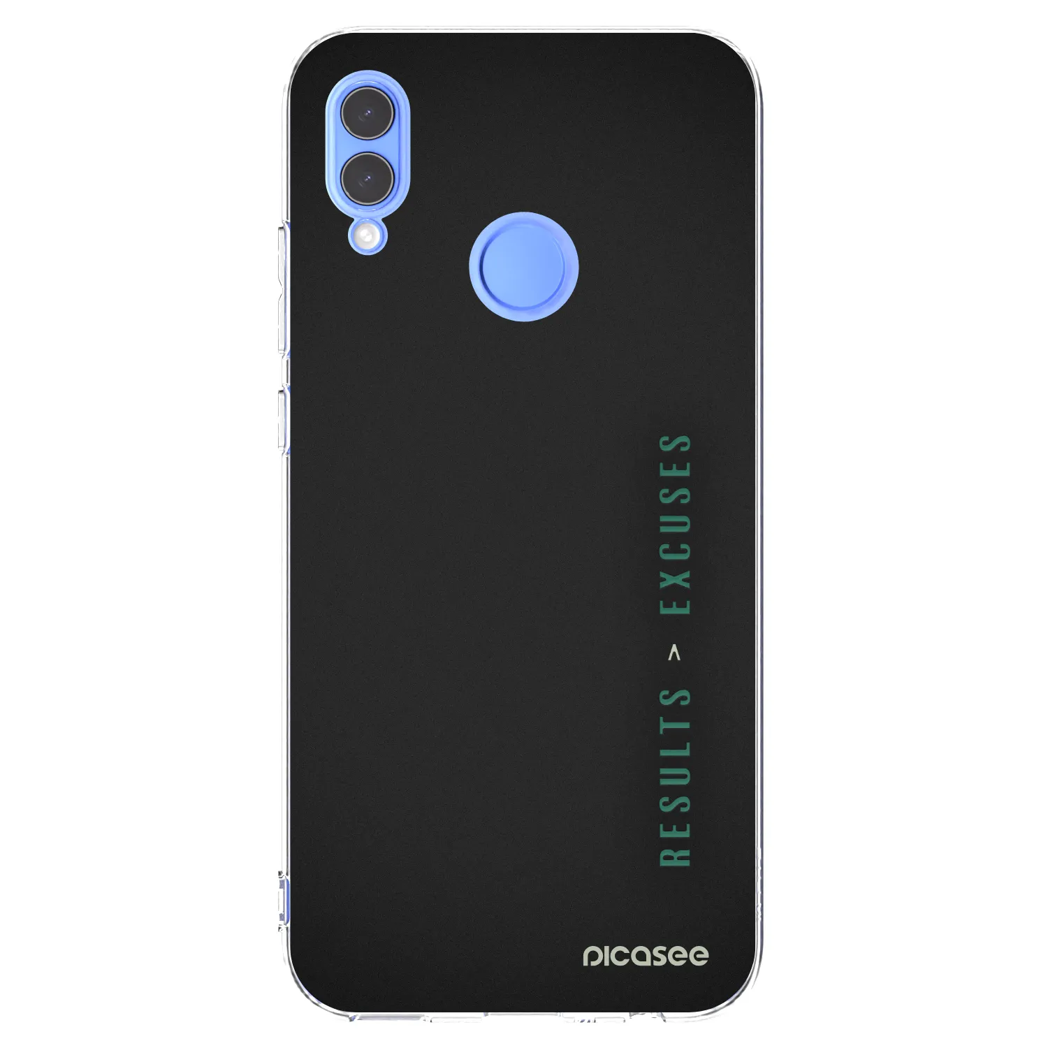 Picasee silikonska prozirna maskica za Huawei P Smart 2019 - Results x Excuses