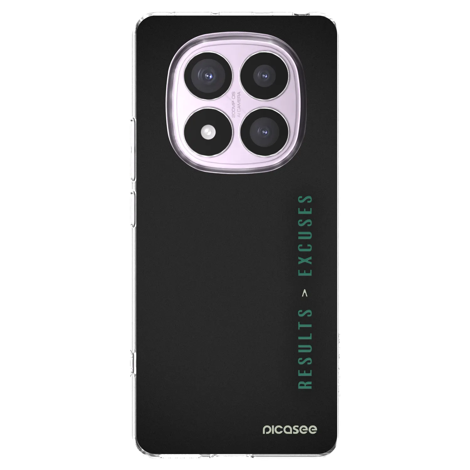 Picasee silikonska prozirna maskica za Xiaomi Redmi Note 14 Pro 5G - Results x Excuses