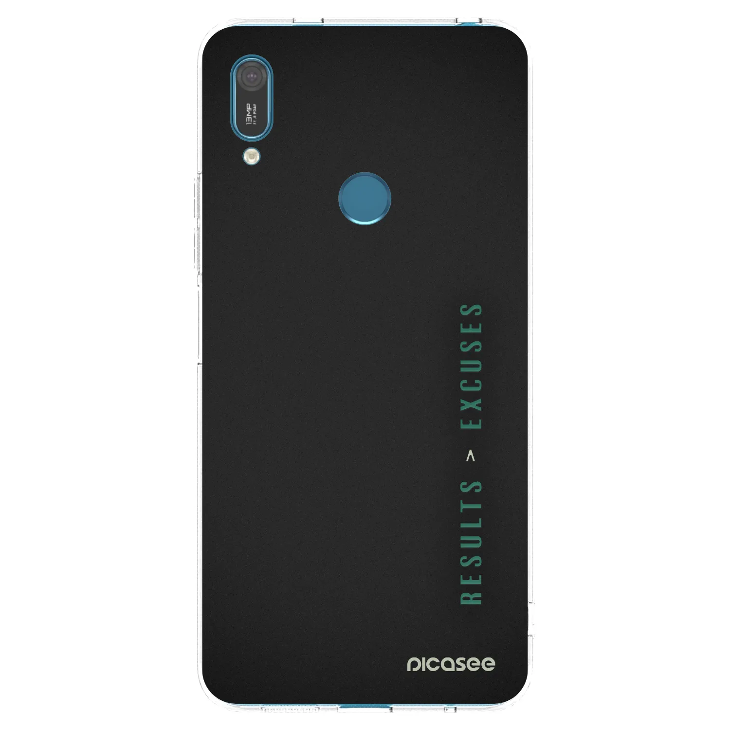 Picasee silikonska prozirna maskica za Huawei Y7 2019 - Results x Excuses