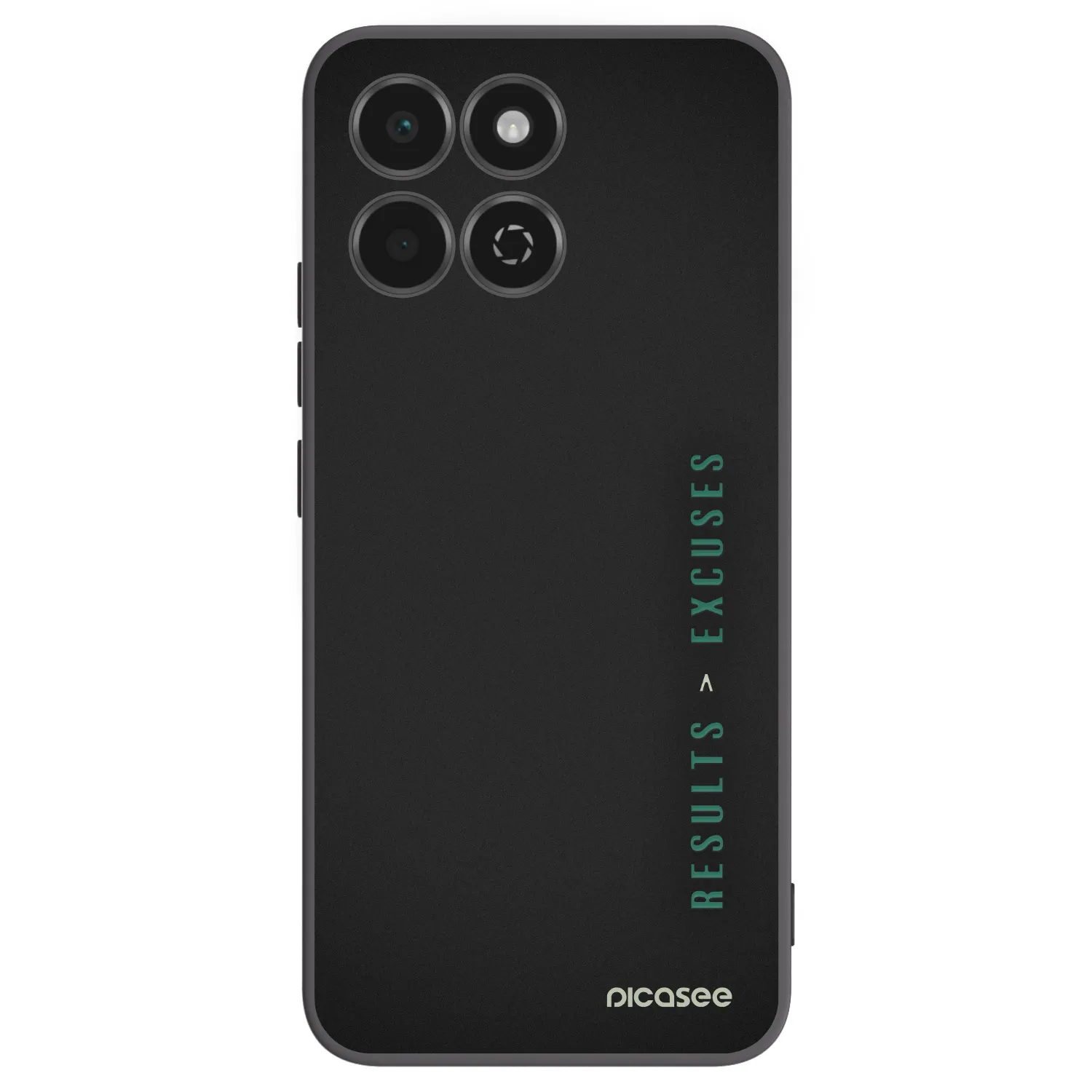 Picasee crna silikonska maskica za Honor 200 Smart 5G - Results x Excuses