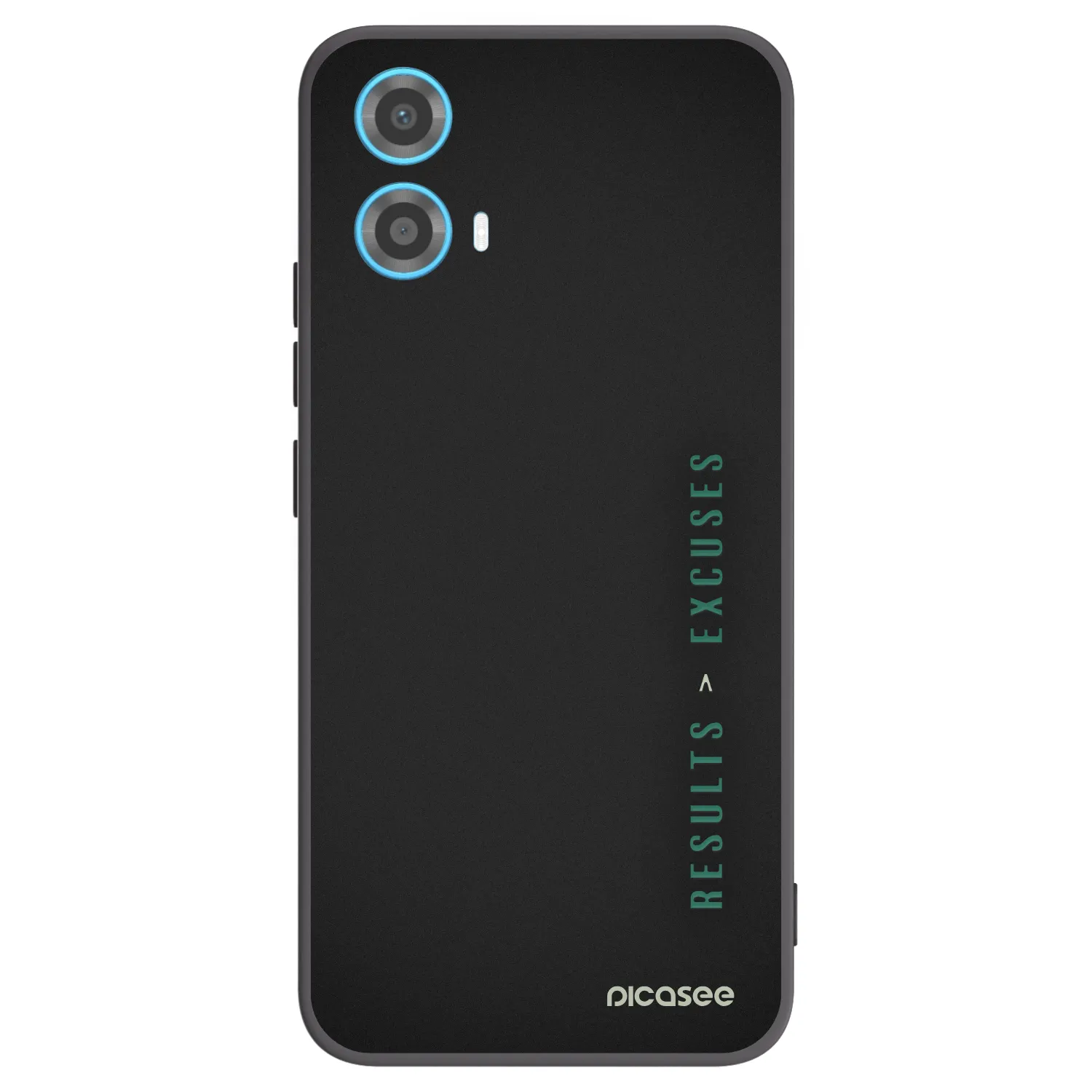 Picasee crna silikonska maskica za Motorola Moto G34 5G - Results x Excuses