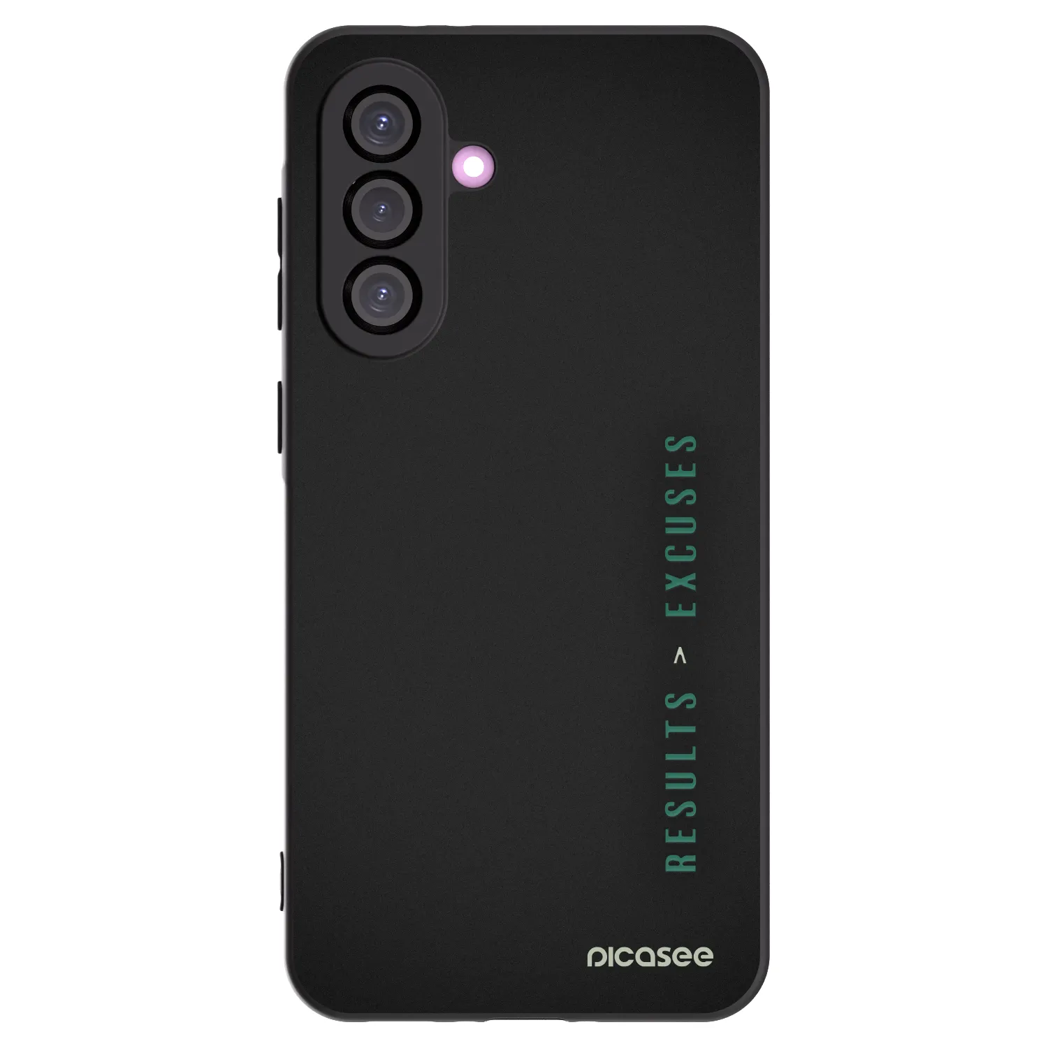 Picasee crna silikonska maskica za Samsung Galaxy A56 5G A566B - Results x Excuses