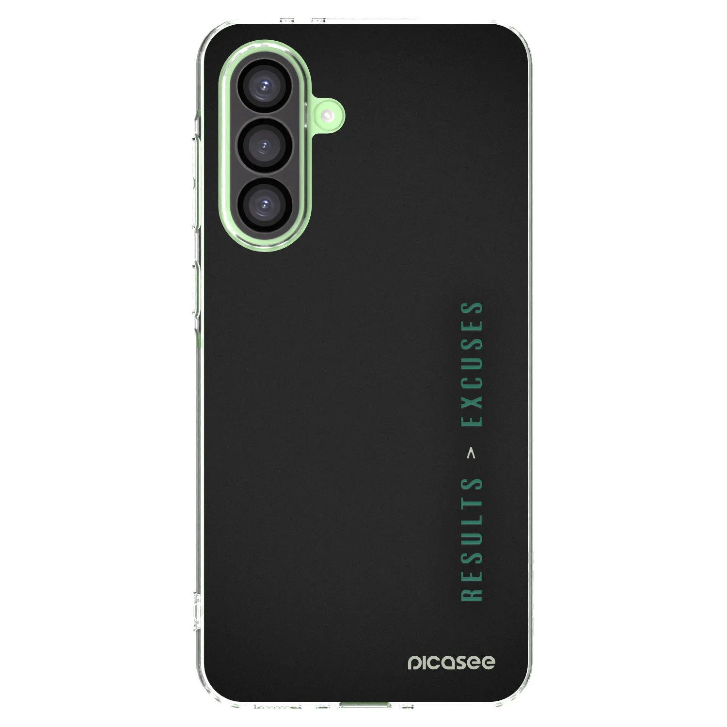 Picasee silikonska prozirna maskica za Samsung Galaxy A26 5G A266B - Results x Excuses