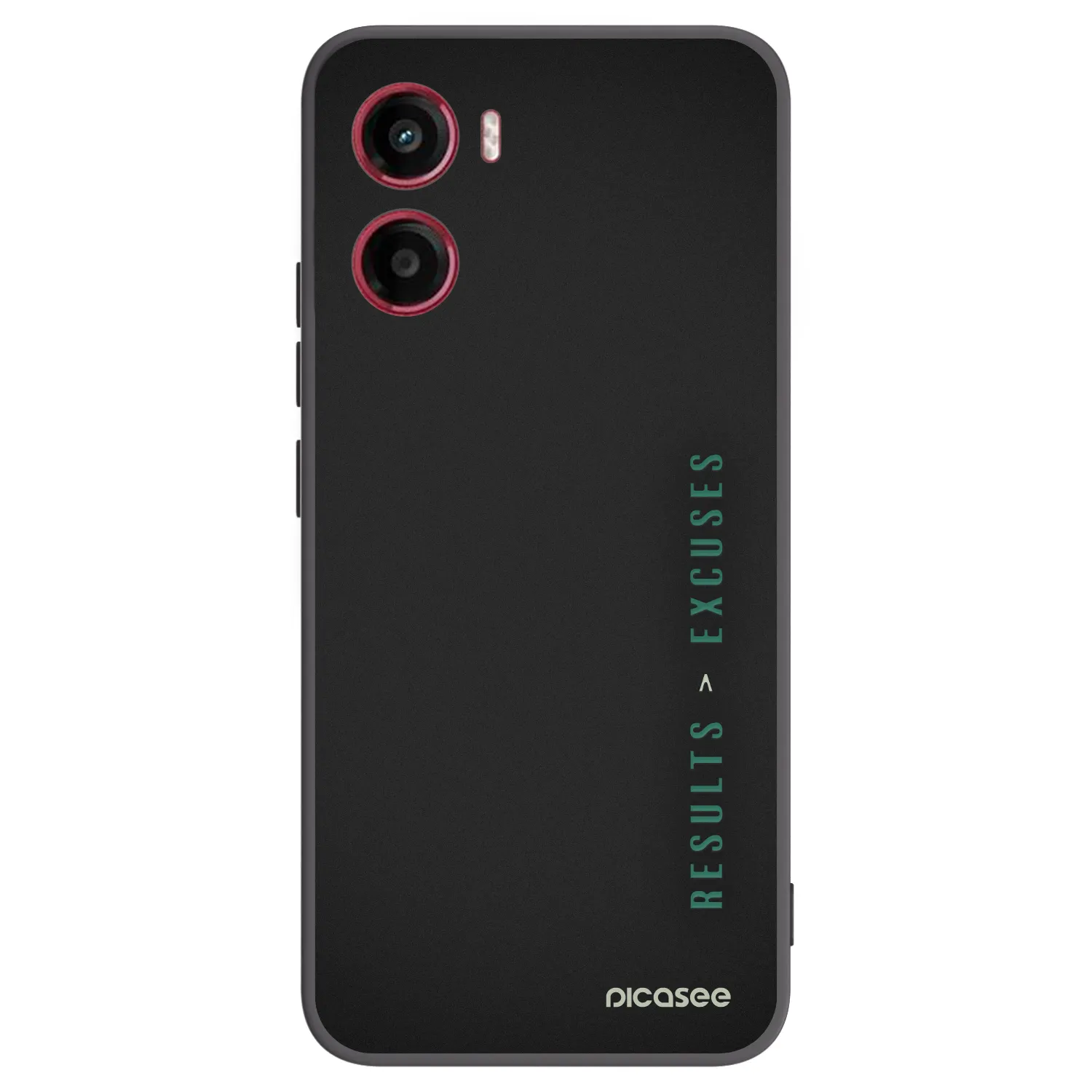 Picasee crna silikonska maskica za Motorola Moto G05 - Results x Excuses