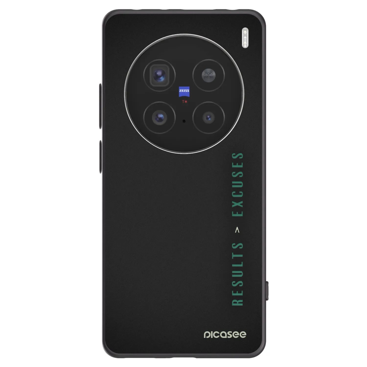 Picasee crna silikonska maskica za Vivo X200 Pro - Results x Excuses