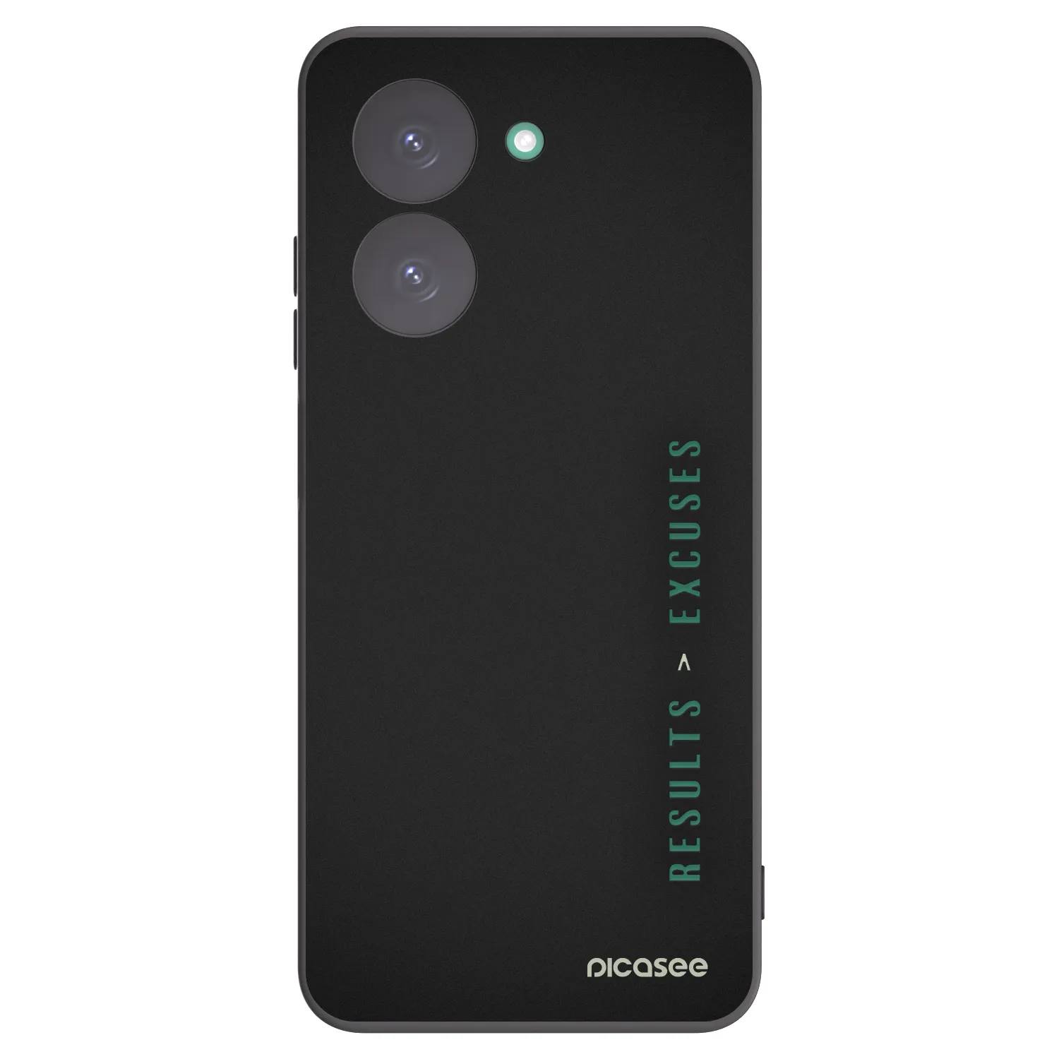Picasee crna silikonska maskica za Xiaomi Redmi A5 - Results x Excuses