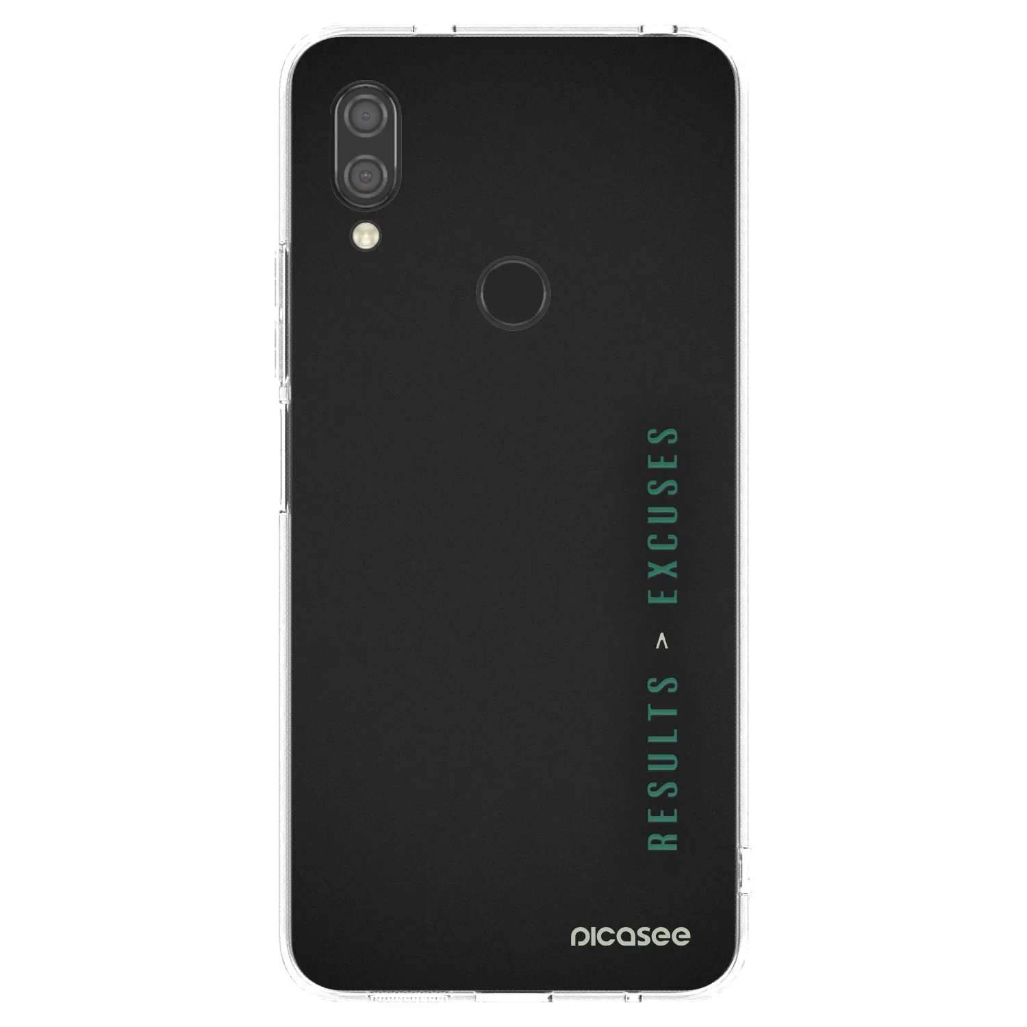 Picasee silikonska prozirna maskica za Xiaomi Redmi 7 - Results x Excuses
