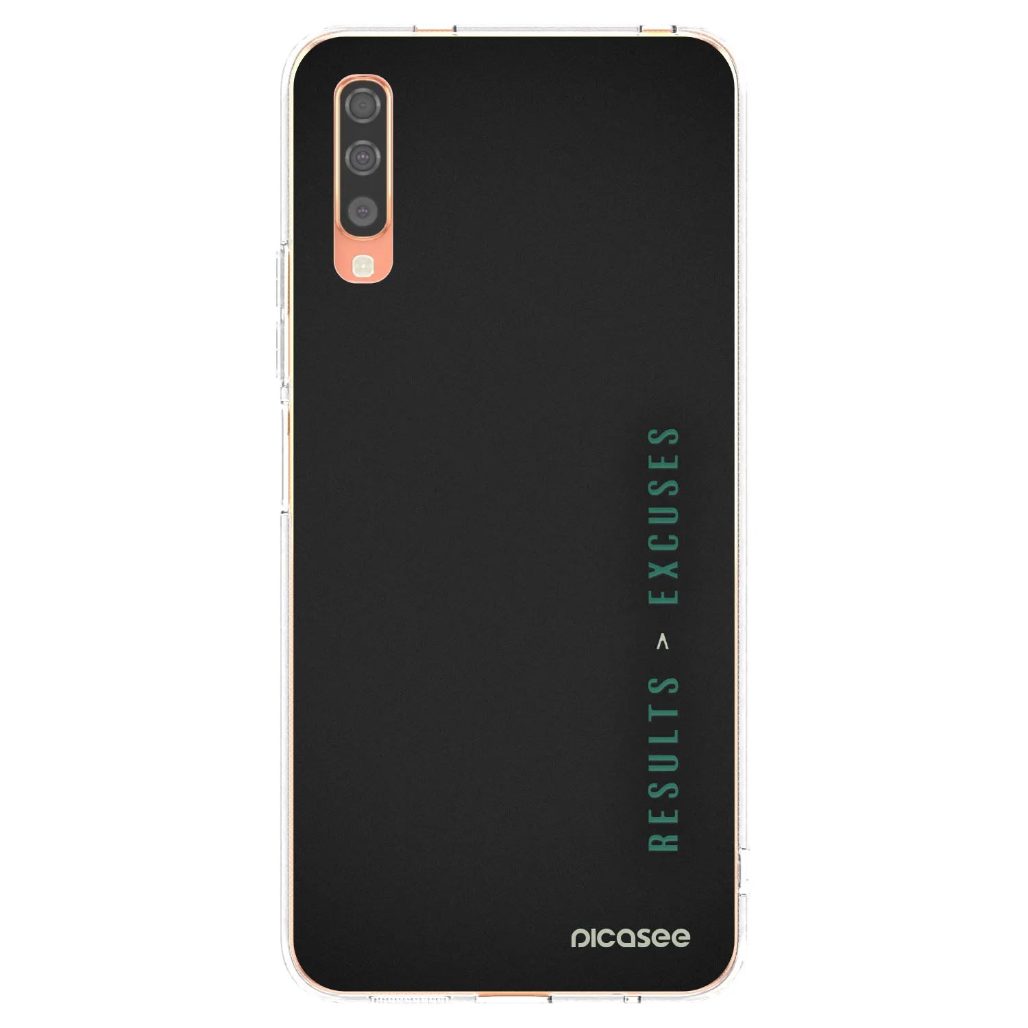 Picasee silikonska prozirna maskica za Samsung Galaxy A70 A705F - Results x Excuses