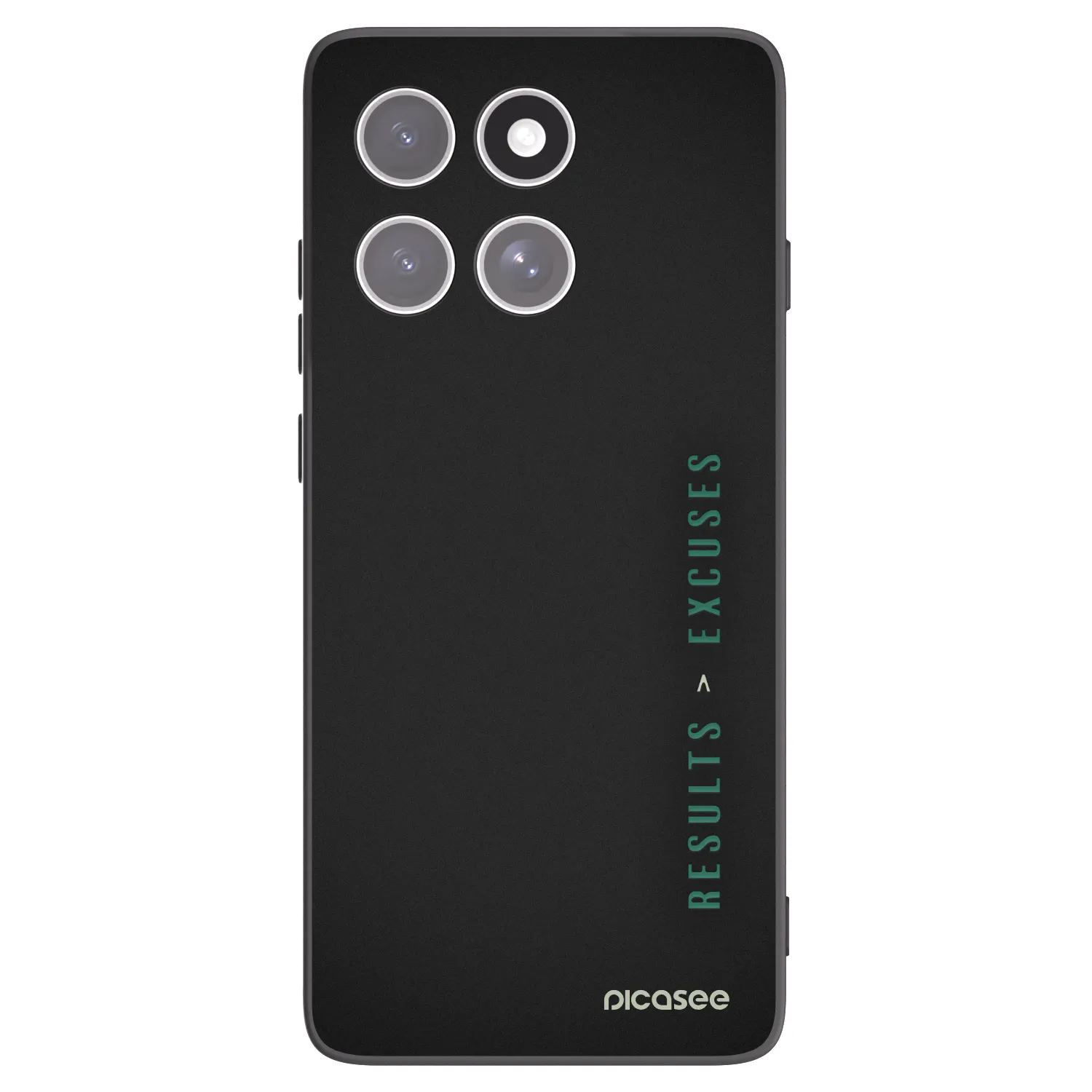 Picasee crna silikonska maskica za Motorola Edge 60 Pro - Results x Excuses