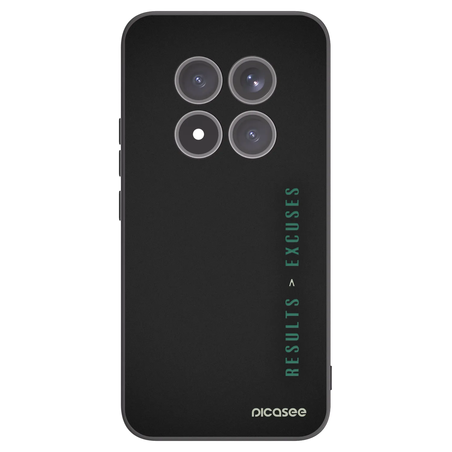 Picasee crna silikonska maskica za Xiaomi Redmi Note 15 Pro+ - Results x Excuses