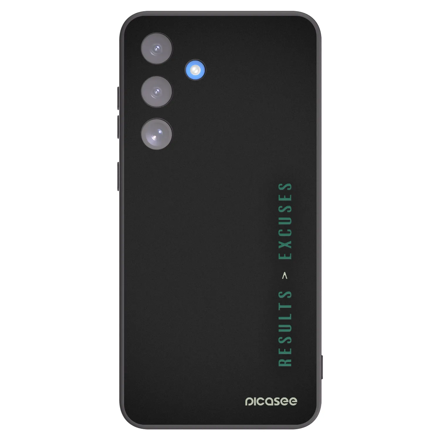 Picasee crna silikonska maskica za Samsung Galaxy S25 FE 5G - Results x Excuses