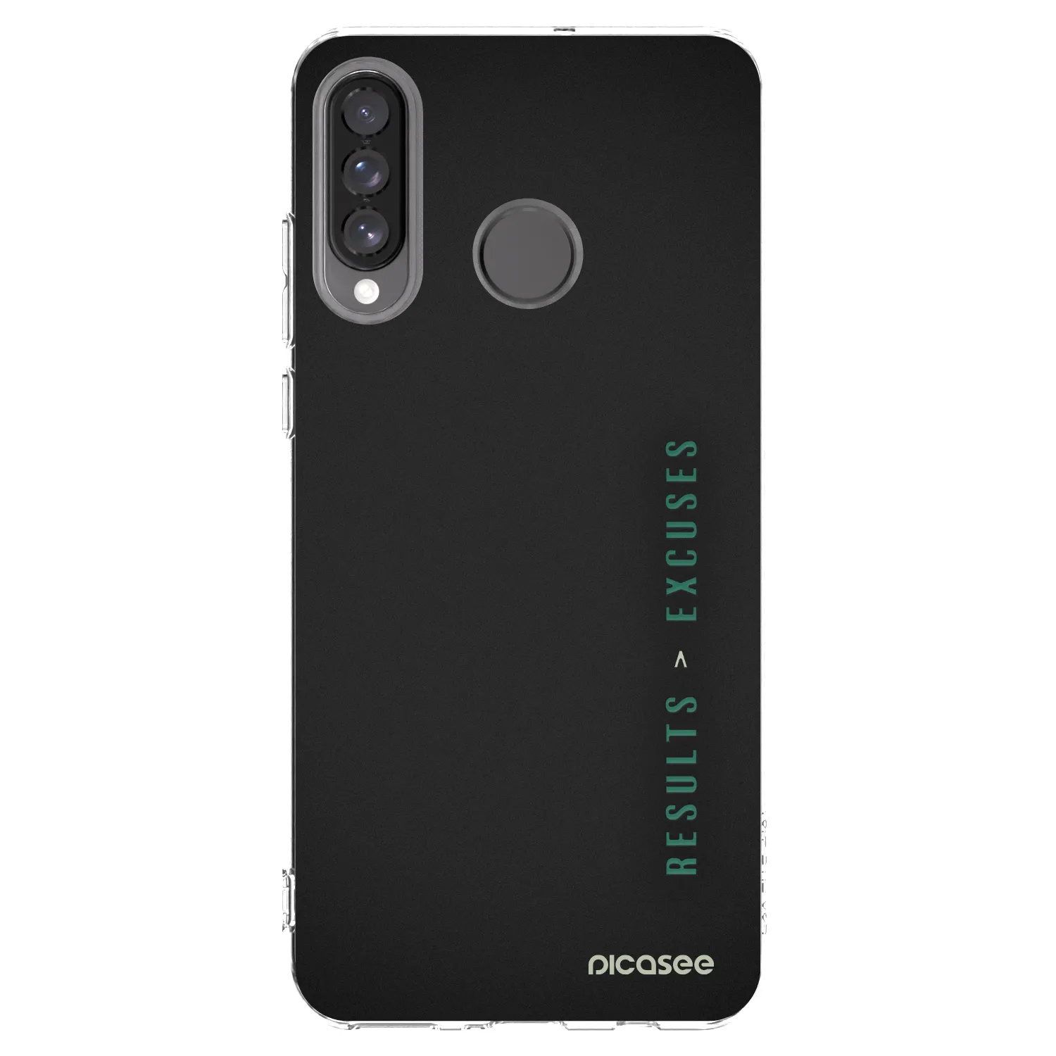 Picasee silikonska prozirna maskica za Huawei P30 Lite - Results x Excuses