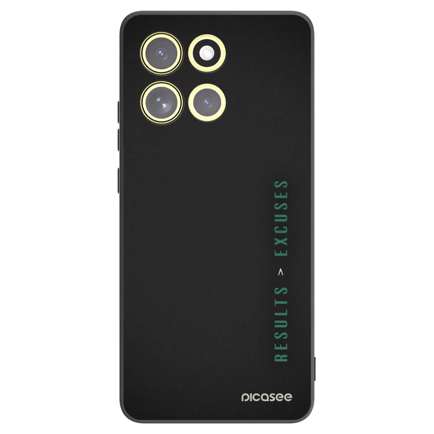 Picasee crna silikonska maskica za Motorola Moto G86 Power 5G - Results x Excuses
