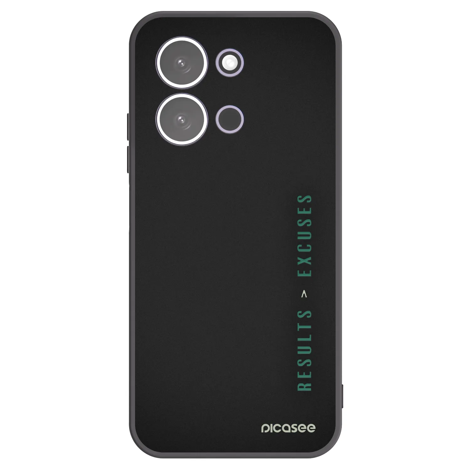 Picasee crna silikonska maskica za Xiaomi Redmi 15C 5G - Results x Excuses