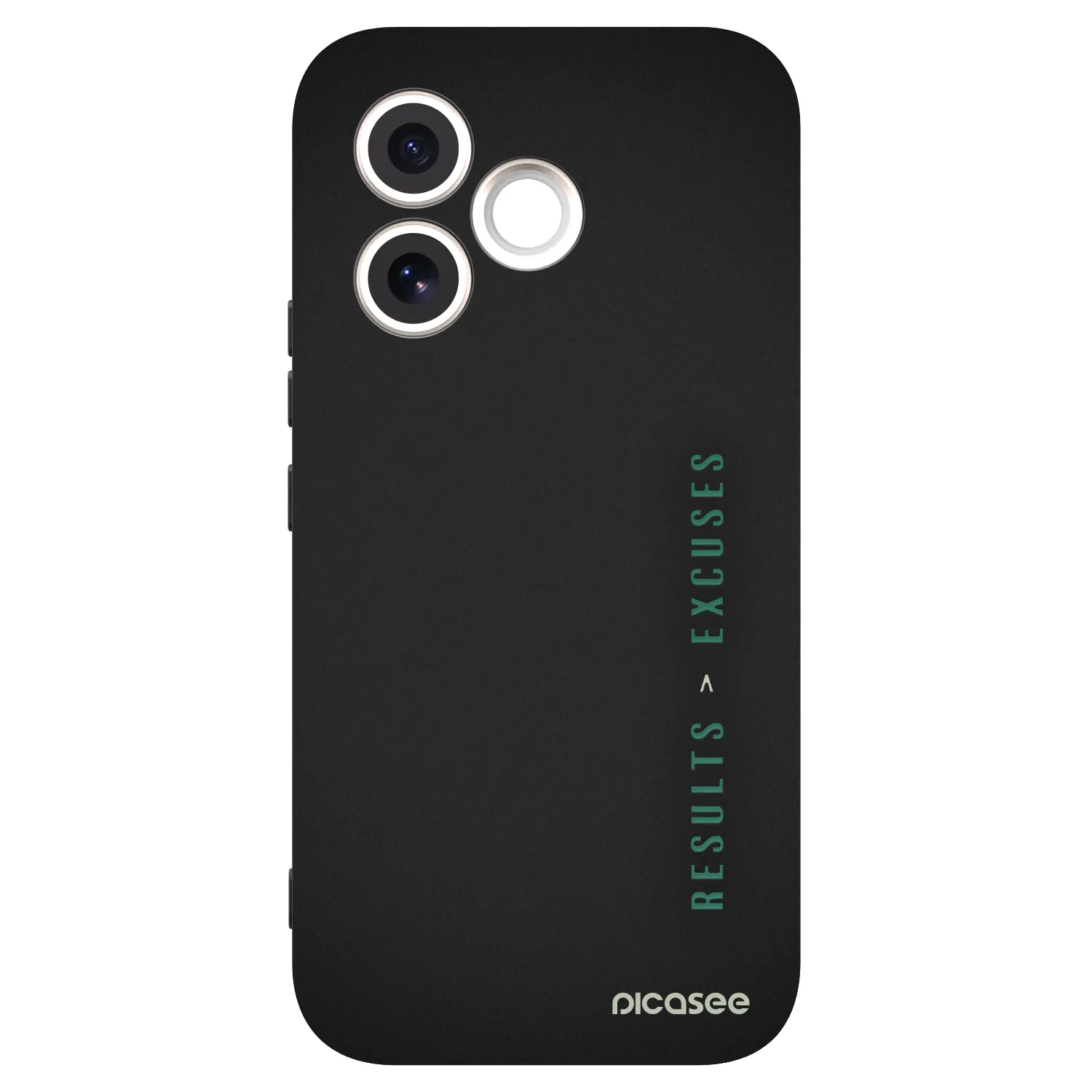 Picasee crna silikonska maskica za Honor 600 Lite - Results x Excuses