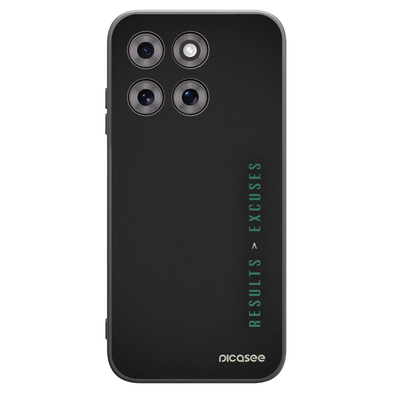 Picasee crna silikonska maskica za Motorola Moto G77 - Results x Excuses