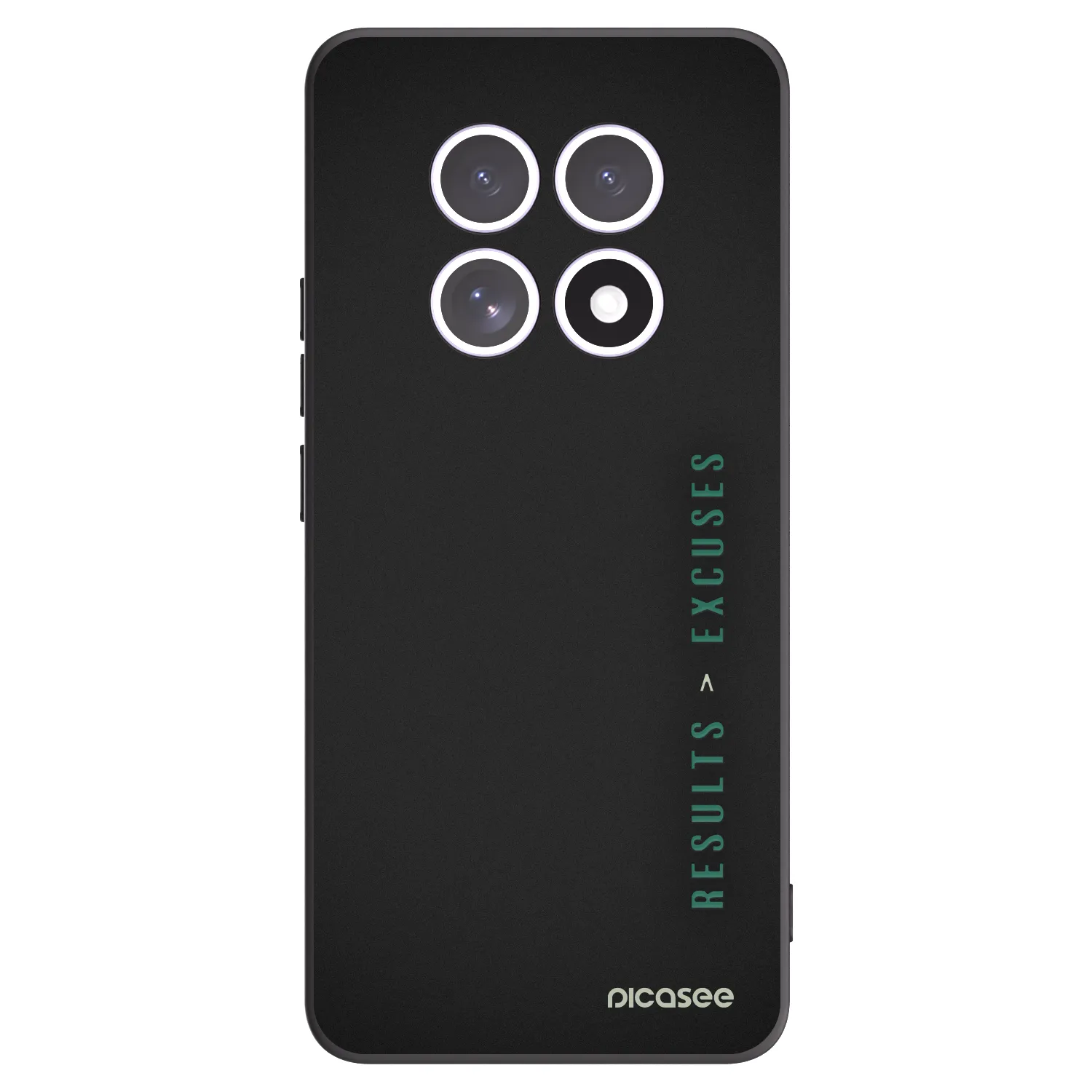 Picasee crna silikonska maskica za Xiaomi Redmi Note 15 5G - Results x Excuses