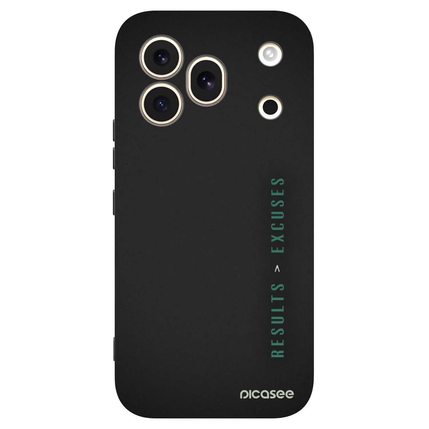 Picasee crna silikonska maskica za Honor 600 Pro - Results x Excuses