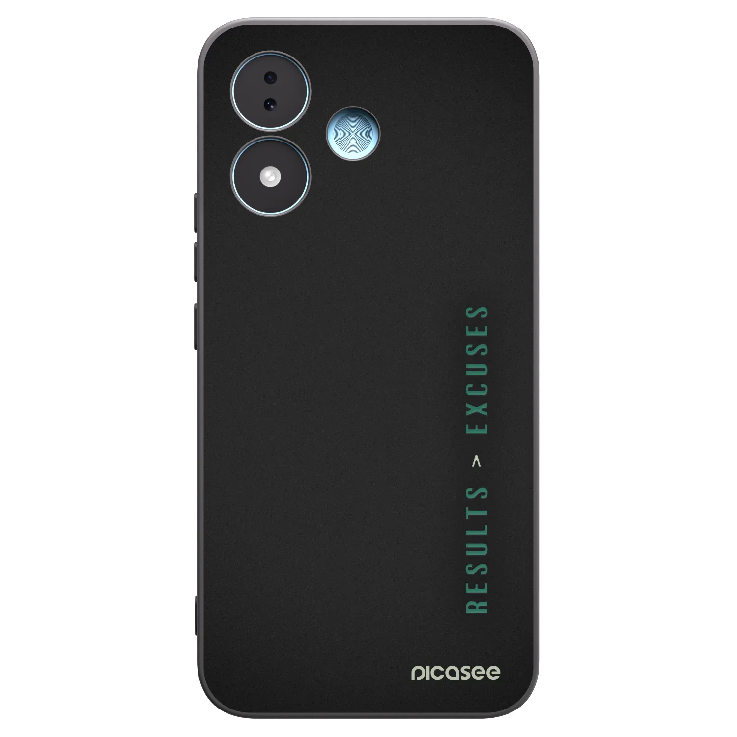 Picasee crna silikonska maskica za Xiaomi Redmi Note 17 5G - Results x Excuses