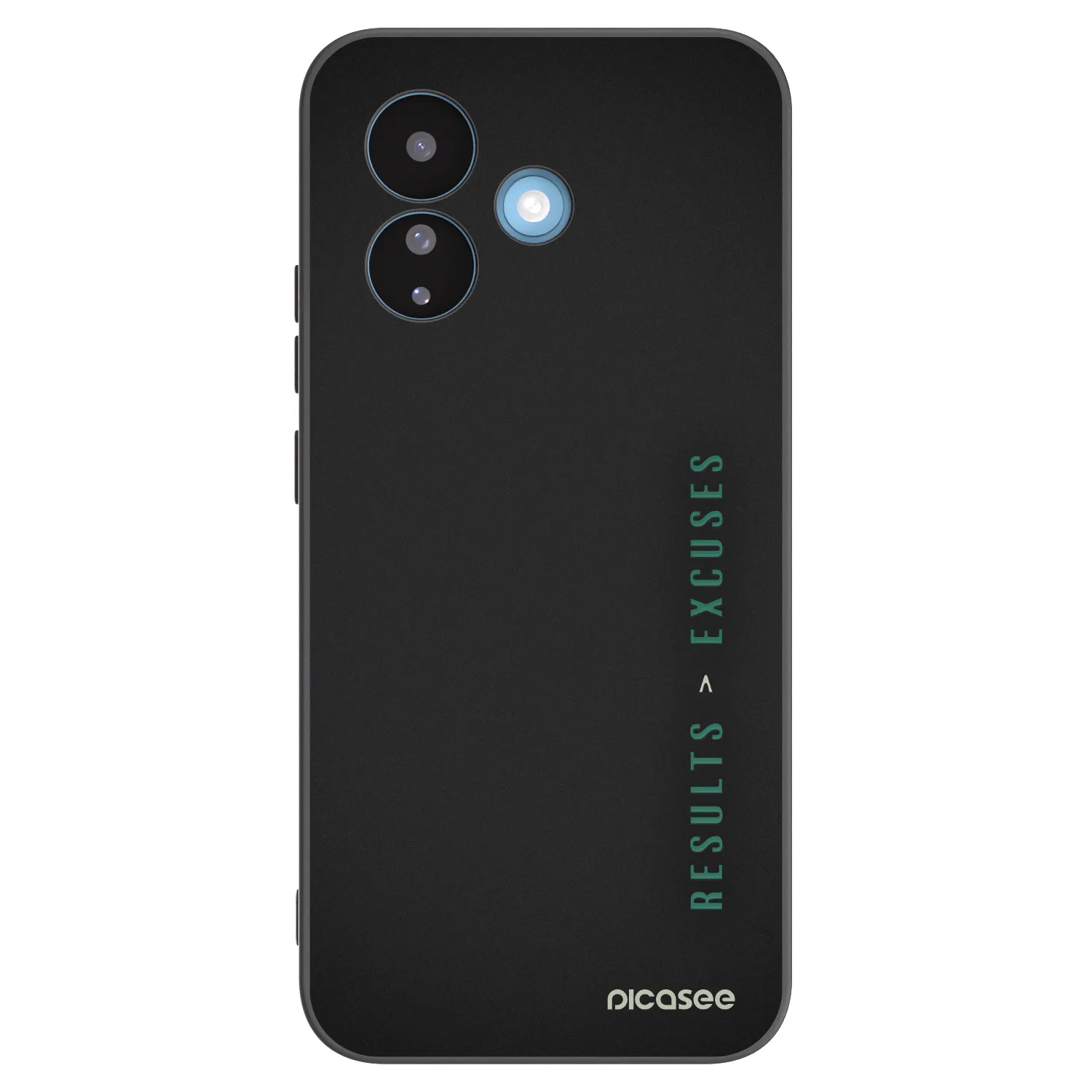 Picasee crna silikonska maskica za Xiaomi Redmi Note 17 Pro 5G - Results x Excuses