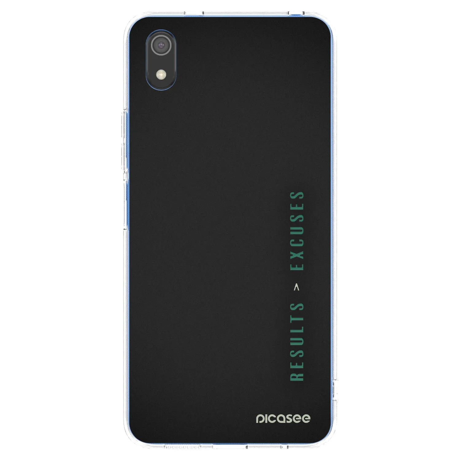 Picasee silikonska prozirna maskica za Xiaomi Redmi 7A - Results x Excuses