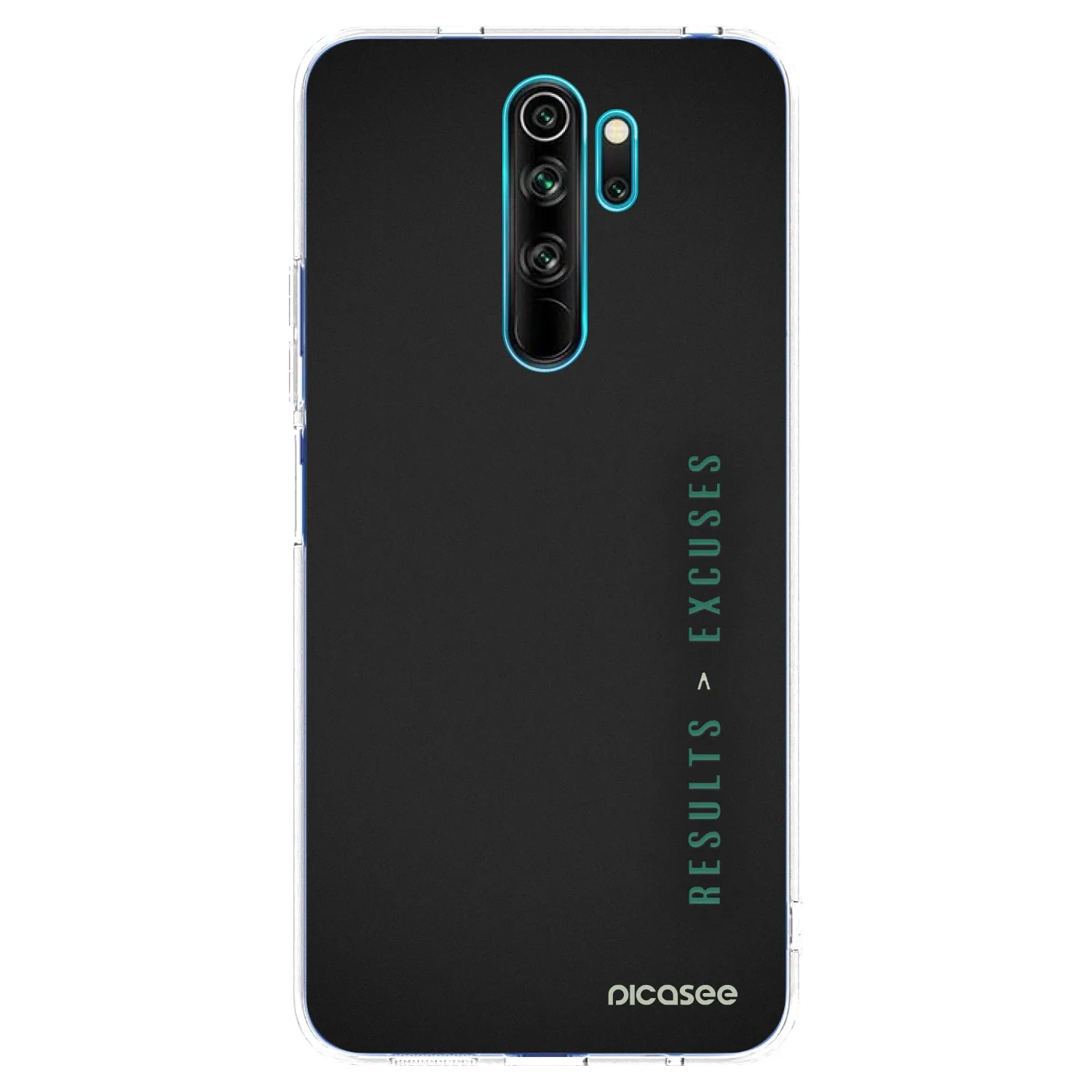 Picasee silikonska prozirna maskica za Xiaomi Redmi Note 8 Pro - Results x Excuses