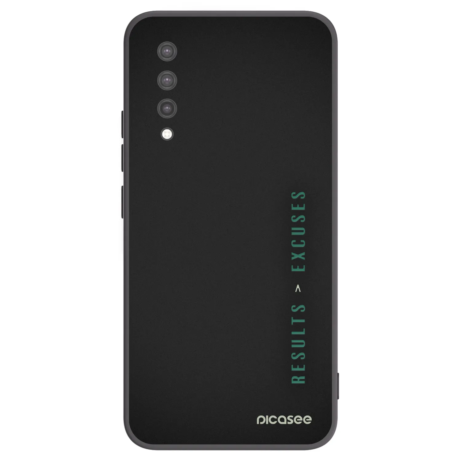 Picasee crna silikonska maskica za Xiaomi Mi 9 Lite - Results x Excuses