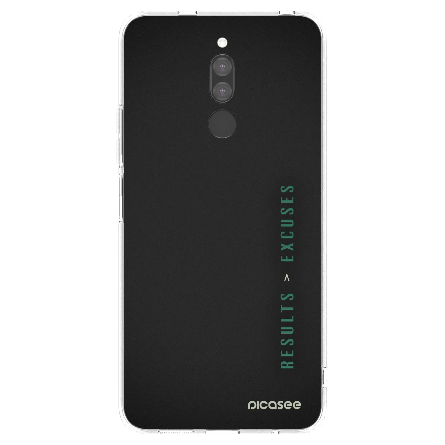 Picasee silikonska prozirna maskica za Xiaomi Redmi 8 - Results x Excuses