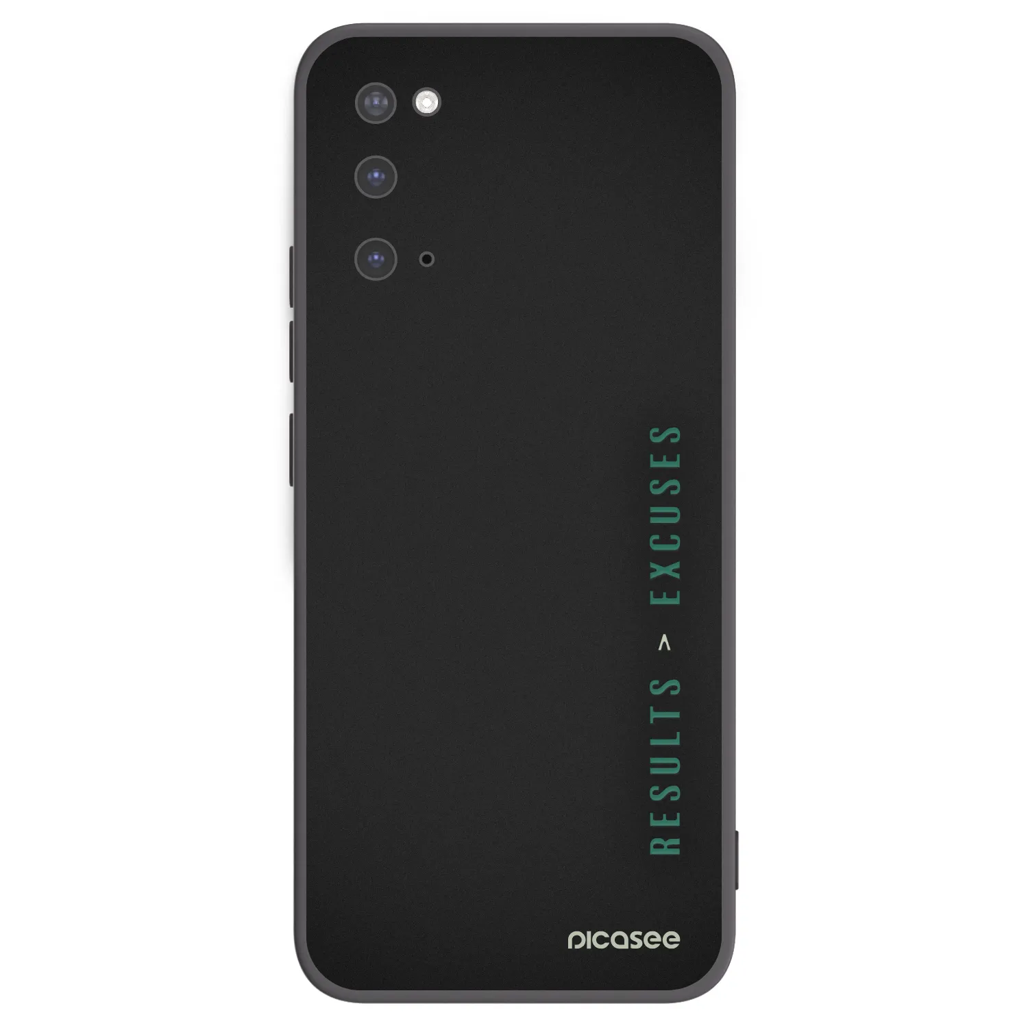 Picasee crna silikonska maskica za Samsung Galaxy S20 G980F - Results x Excuses