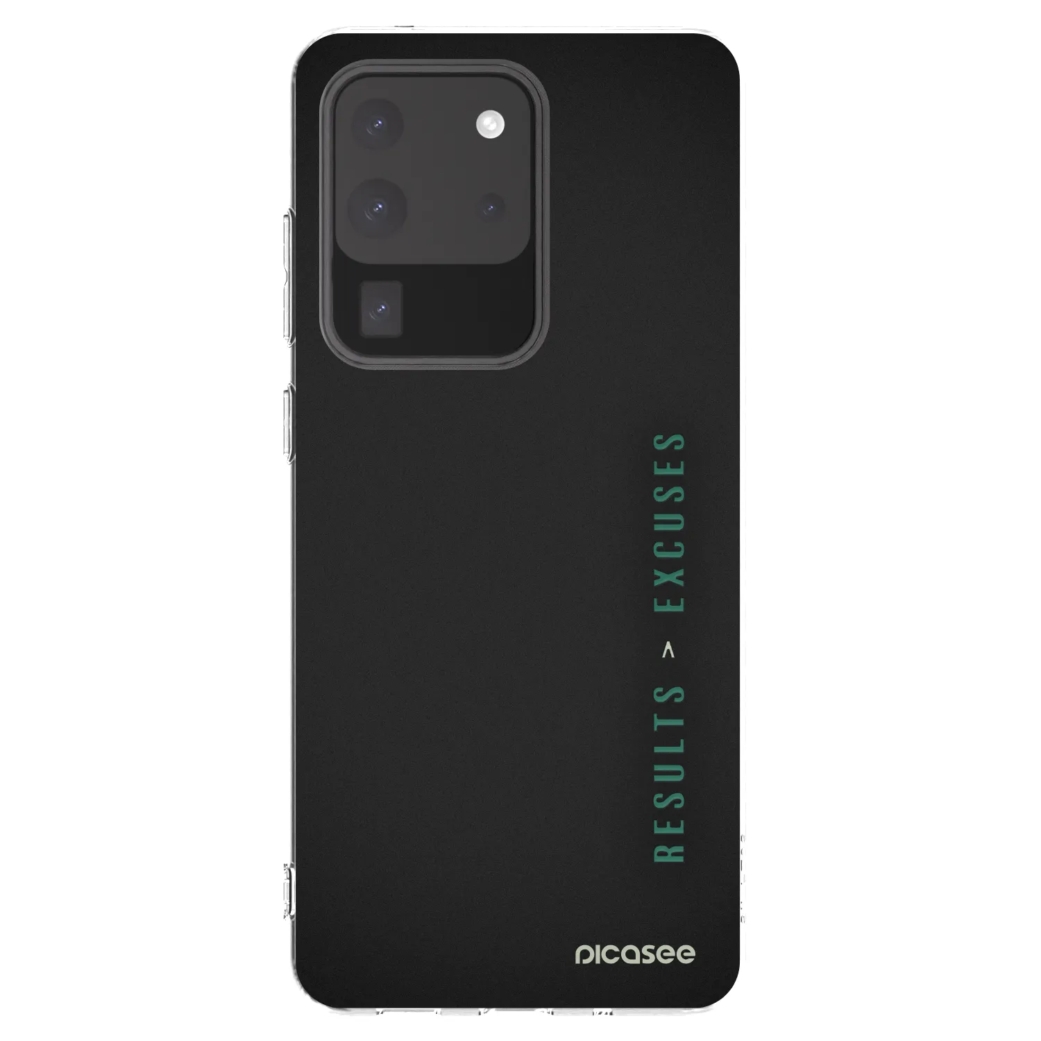 Picasee silikonska prozirna maskica za Samsung Galaxy S20 Ultra 5G G988F - Results x Excuses