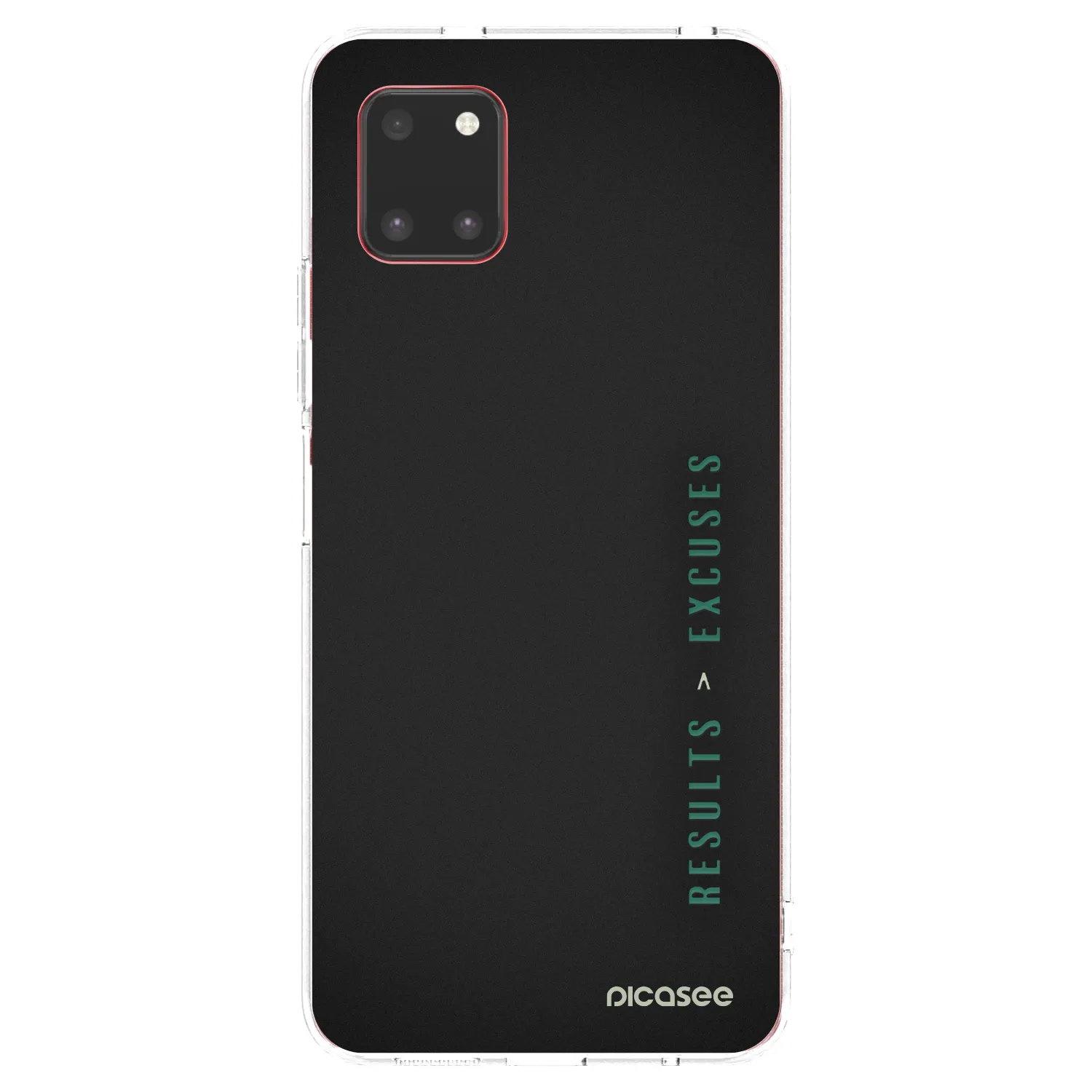 Picasee silikonska prozirna maskica za Samsung Galaxy Note 10 Lite N770F - Results x Excuses